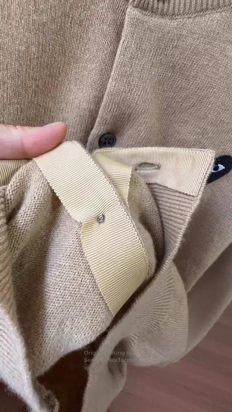 Comme des Garcons Comme Des Garcons Woolen cardigan, size S. Camel color, cl Size S / US 4 / IT 40 - 8 Thumbnail