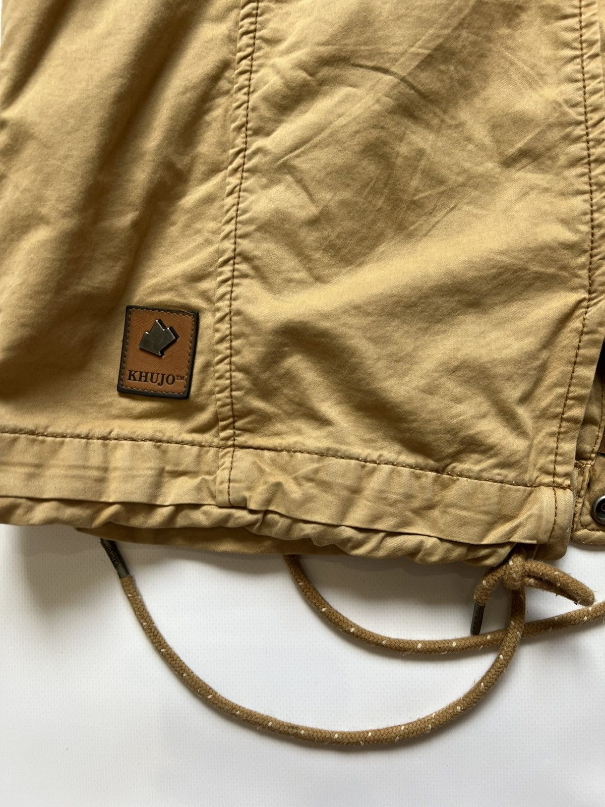khujo Khujo Beige Brown Military Multipocket Jacket Size US M / EU 48-50 / 2 - 13 Thumbnail
