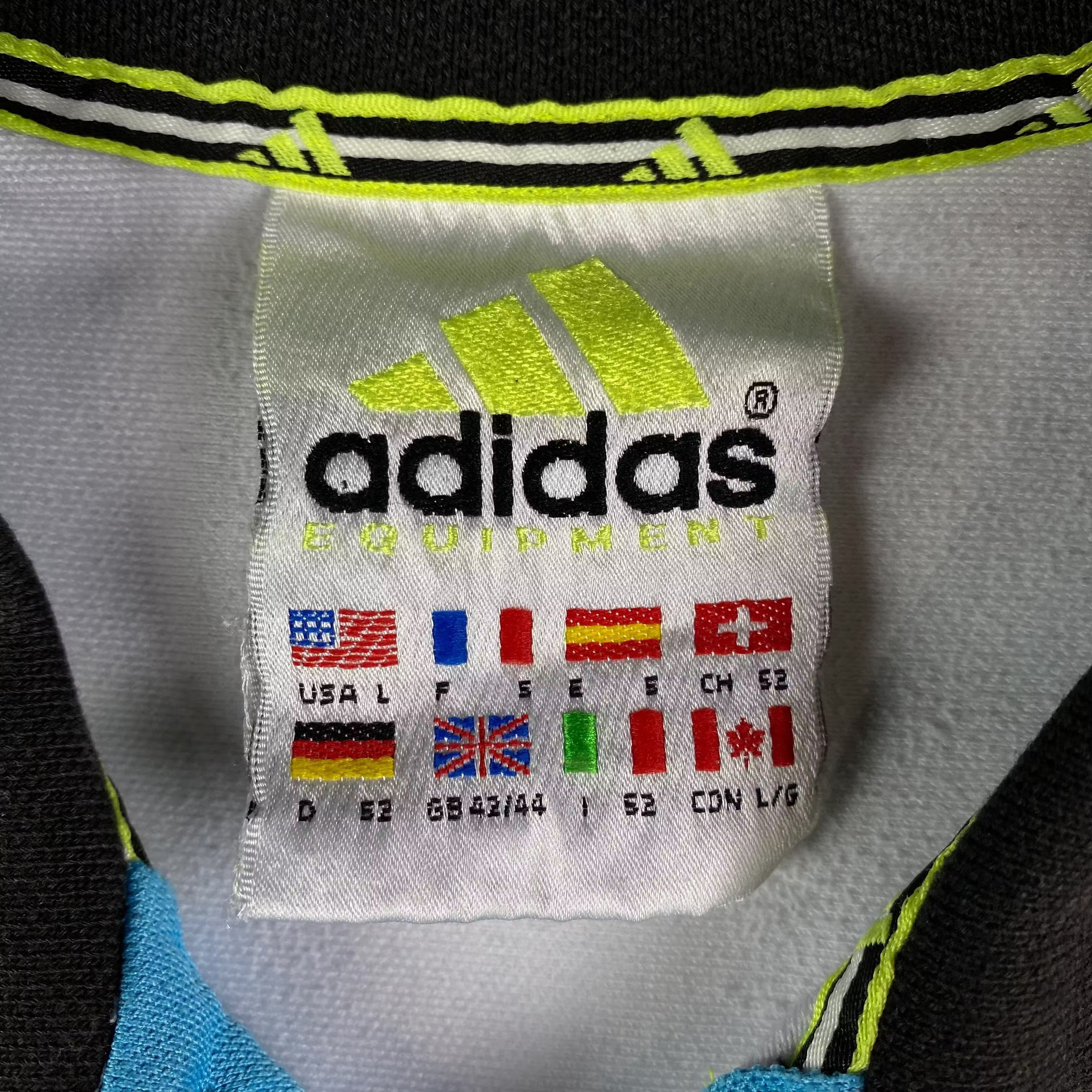 Adidas × Vintage Mens Polo T Shirt Adidas Equipment Vintage Size L Size US L / EU 52-54 / 3 - 4 Thumbnail
