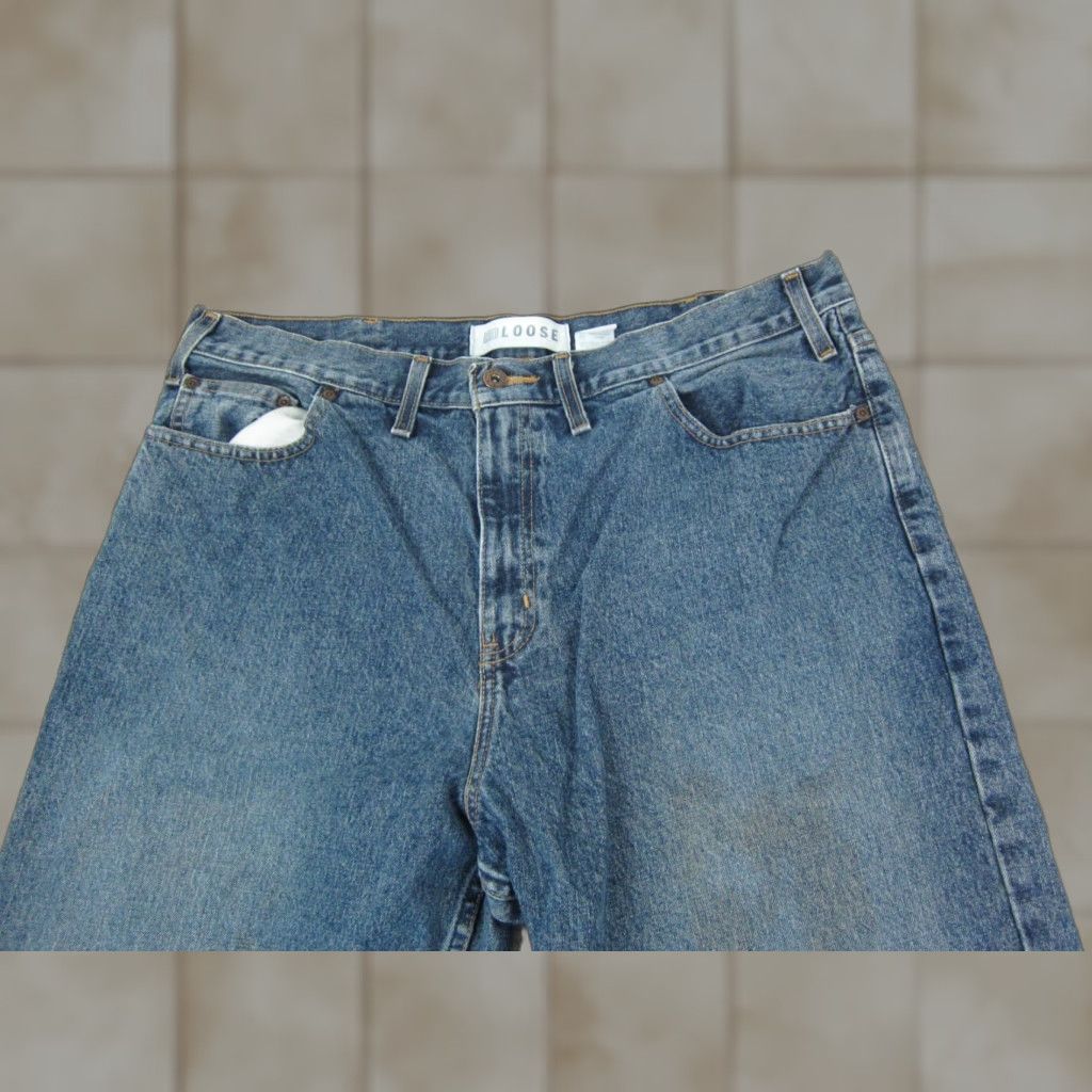 Faded Glory VINTAGE Faded Glory Jeans Mens 38 x 30 Blue Denim 5-Pocket Relaxed Fit 90s Retro Wide-Leg Jeans Mens Size US 38 / EU 54 - 1 Thumbnail