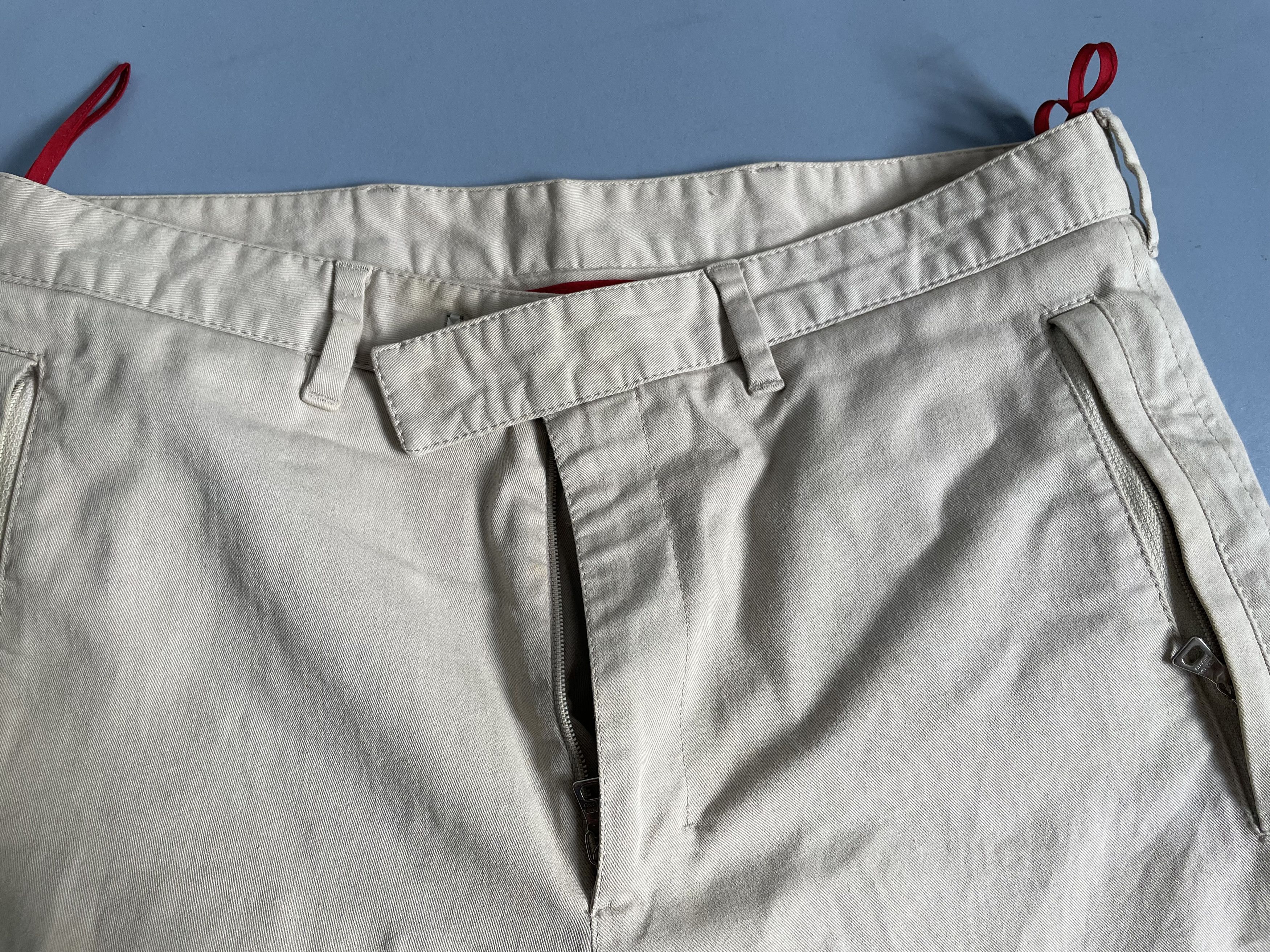 Prada Prada trackpants beige 46 trousers zipper cotton flared Size US 30 / EU 46 - 6 Thumbnail