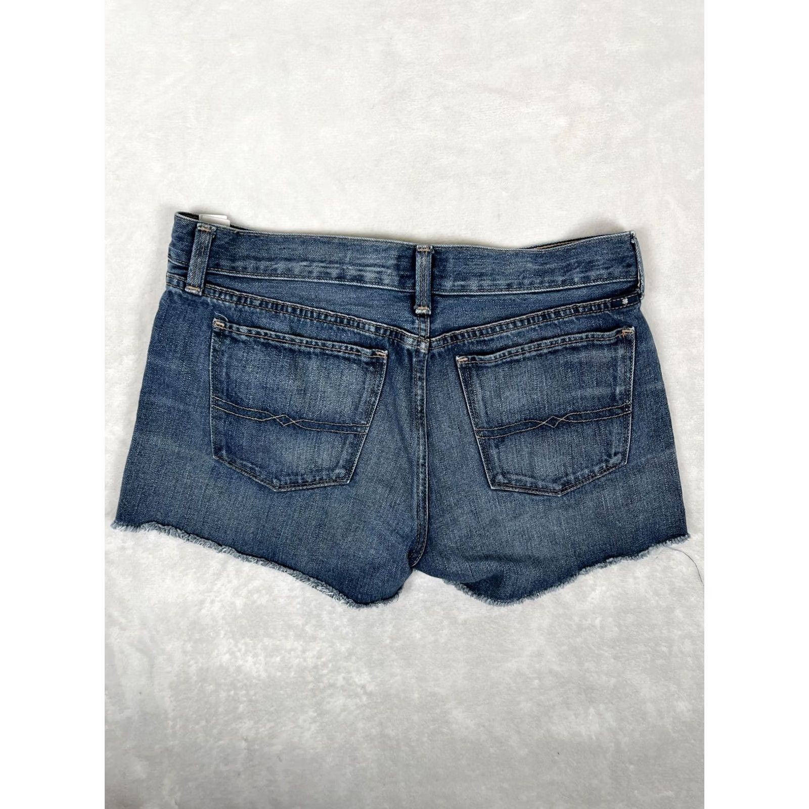 Lucky Brand Lucky Brand Denim Jean Shorts Womens 6 - Blue Cut Off Raw Hem Casual Size 28" / US 6 / IT 42 - 7 Thumbnail