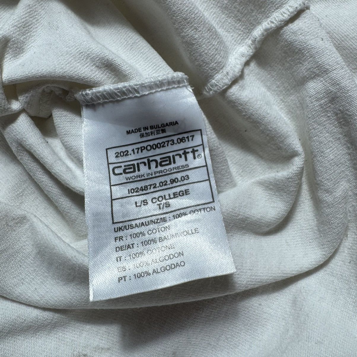 Carhartt × Vintage vintage 90s carhartt big logo longsleeve y2k workwear Size US M / EU 48-50 / 2 - 9 Thumbnail