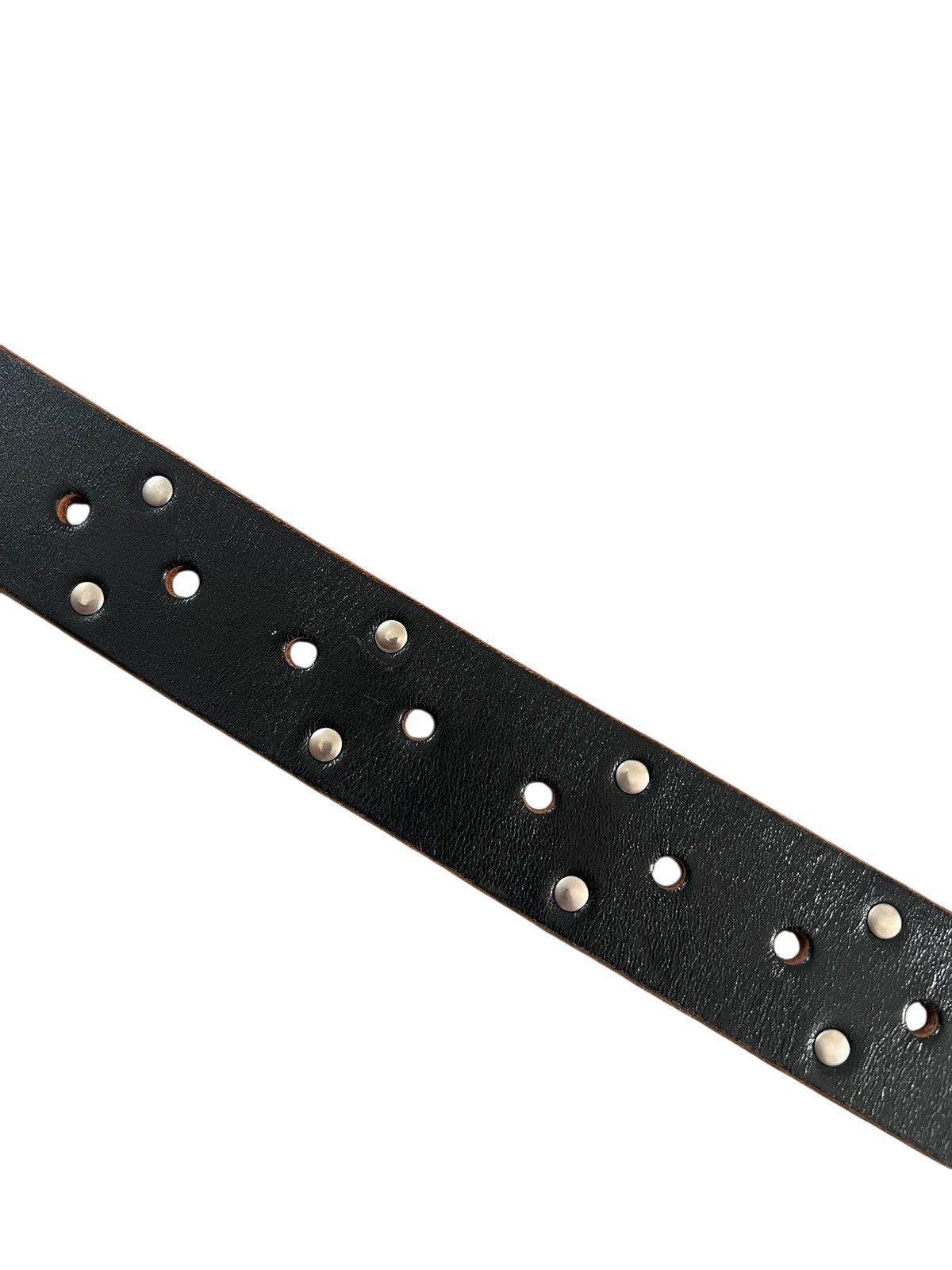 Yohji Yamamoto Vintage Y’s Yohji Yamamoto Studded Leather Belt Size 32 - 6 Thumbnail