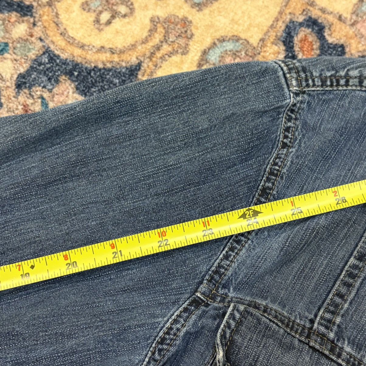 Armani Exchange Y2K Armani Exchange AX Denim Shirt Faded Sz L Size US L / EU 52-54 / 3 - 11 Thumbnail