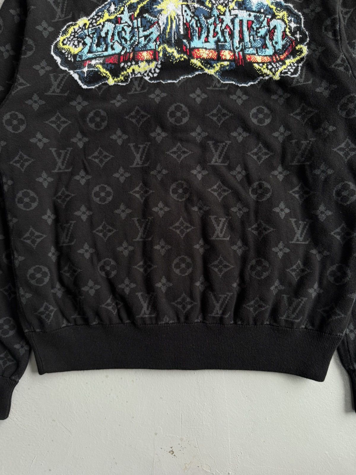 Louis Vuitton × Virgil Abloh Louis Vuitton - Graffiti Monogram Bomber Jacket Size US S / EU 44-46 / 1 - 8 Thumbnail