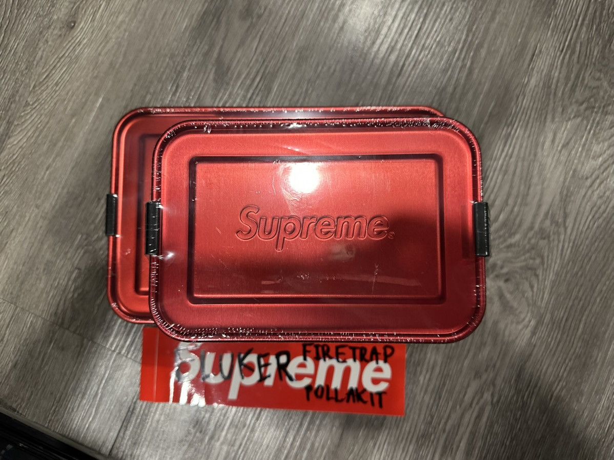 Supreme storage boxes Supreme SIGG Large Metal Box Plus | Grailed