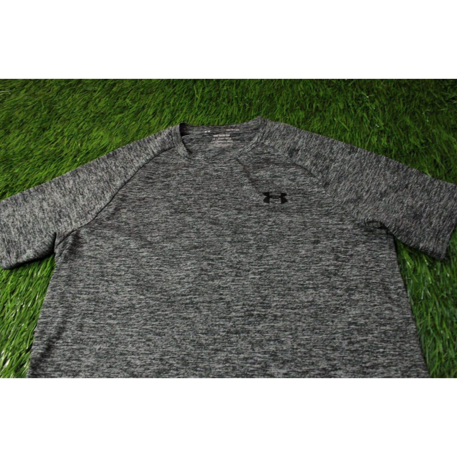 Under Armour Under Armour Tech Tee Men T-Shirt Jersey S Gray Short Sleeve Classic Fit © Size US S / EU 44-46 / 1 - 2 Thumbnail