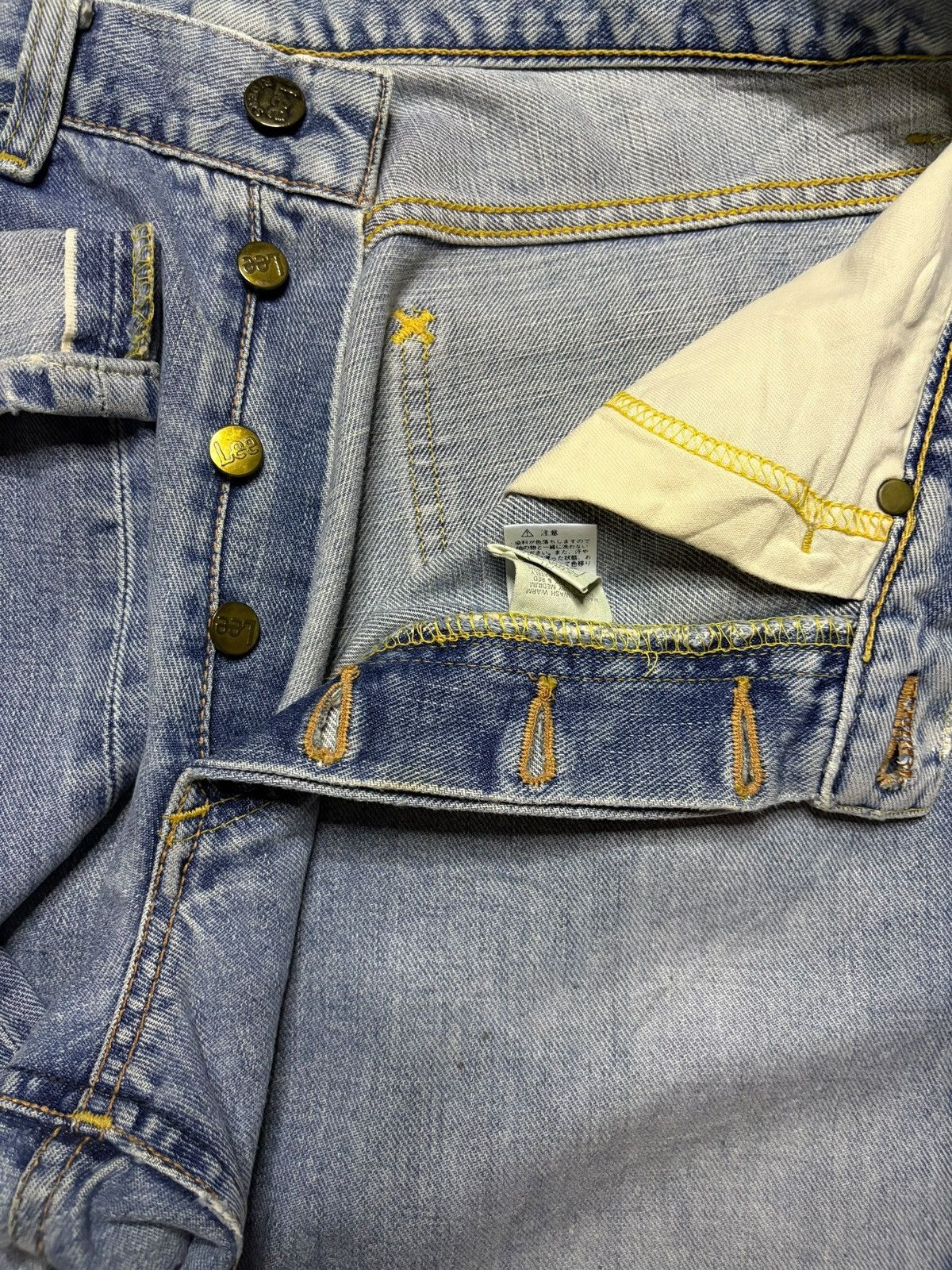 Lee Vintage Lee Selvedge Sanforized Baggy Jeans Size US 31 - 4 Thumbnail