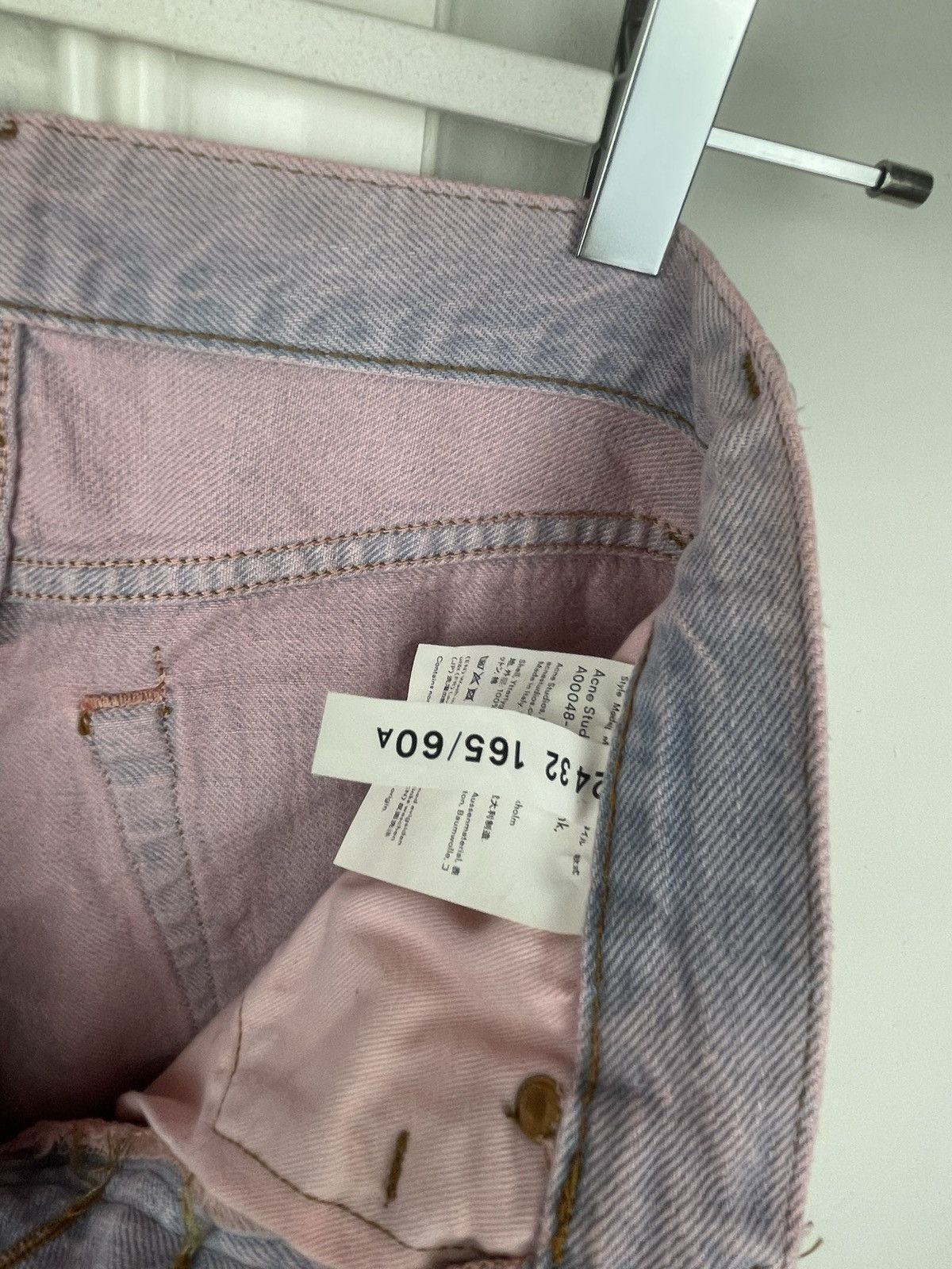 Acne Studios Acne studios 1997 Pink jeans pants Size 24" / US 00 / IT 34 - 8 Thumbnail