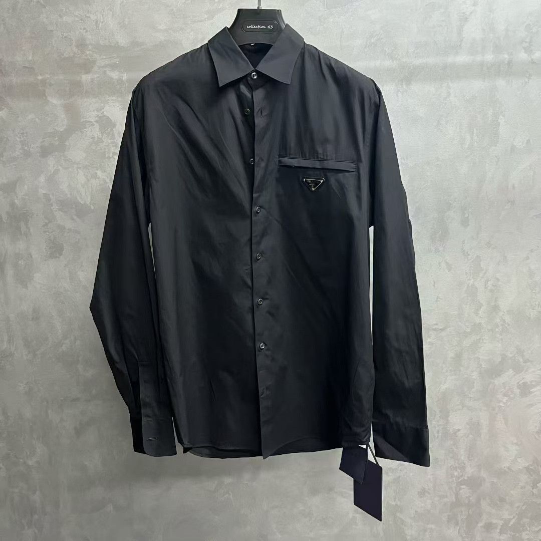 Prada Prada Retro Cotton Shirt s Men Size US S / EU 44-46 / 1 - 1 Thumbnail