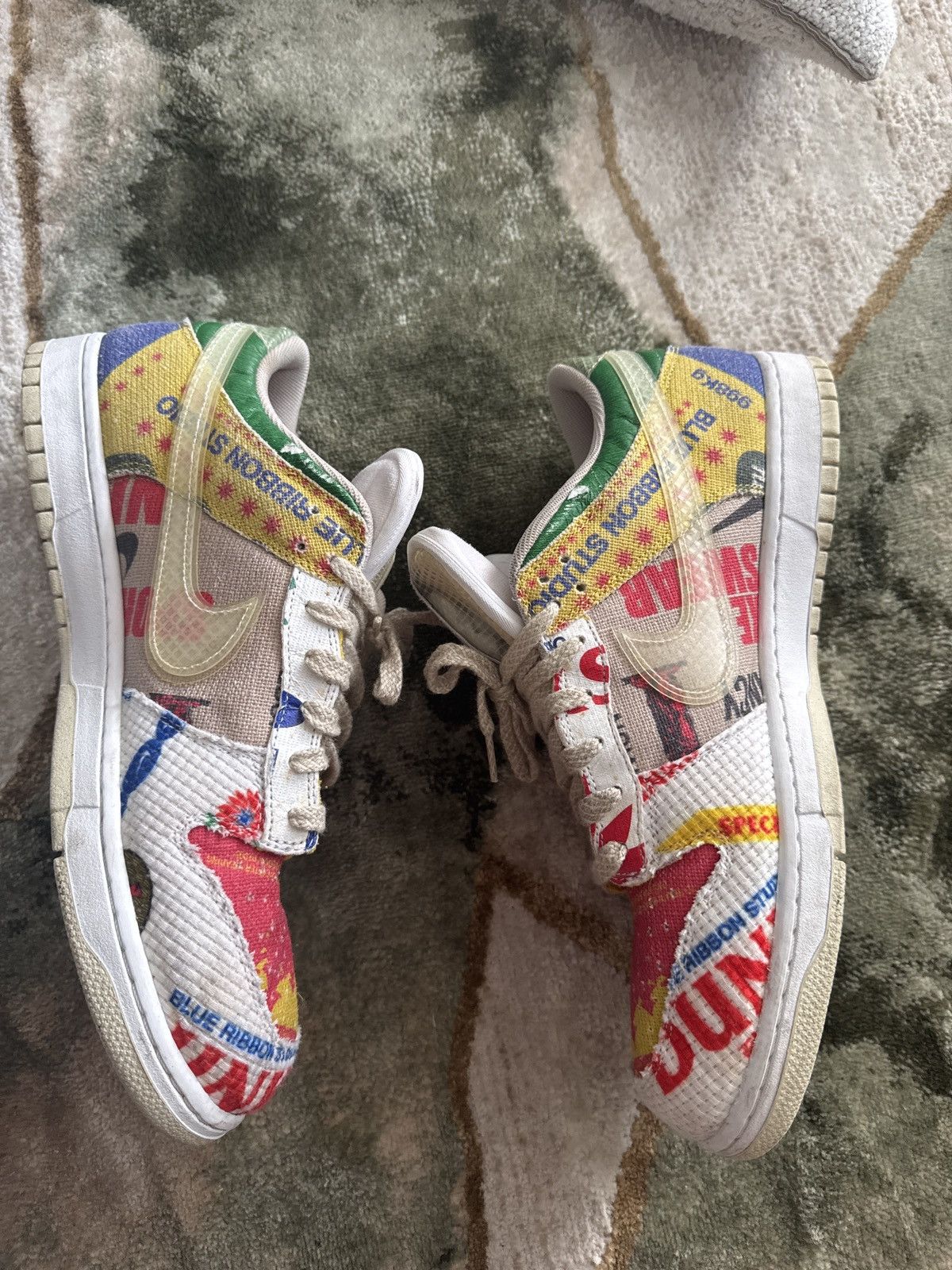 Nike Nike Dunk Low ‘City Market’ Size US 13 / EU 46 - 7 Thumbnail