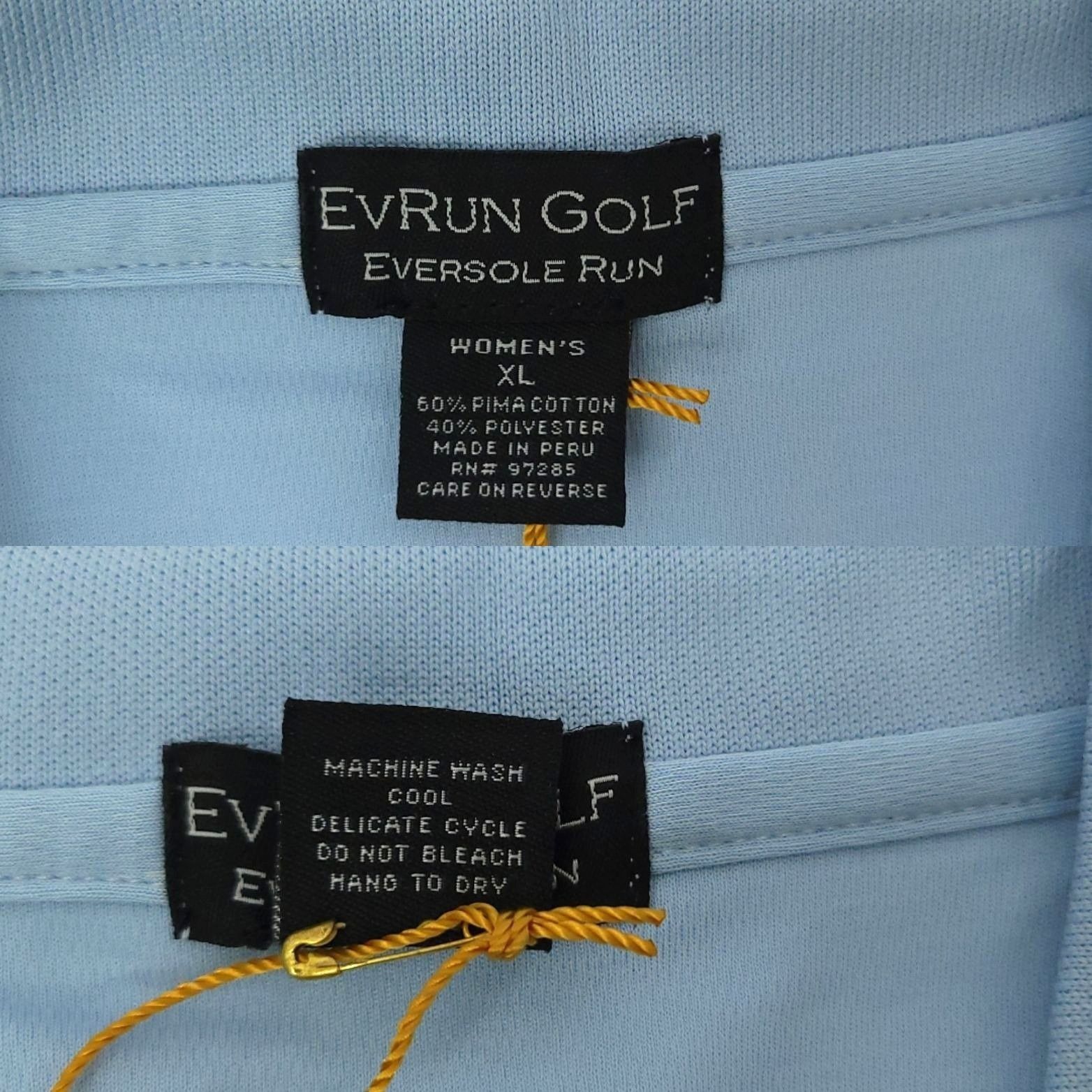 Other Eversole Run Golf Polo Shirt Womens XL EvRun Blue Landstar Size XL / US 12-14 / IT 48-50 - 12 Thumbnail