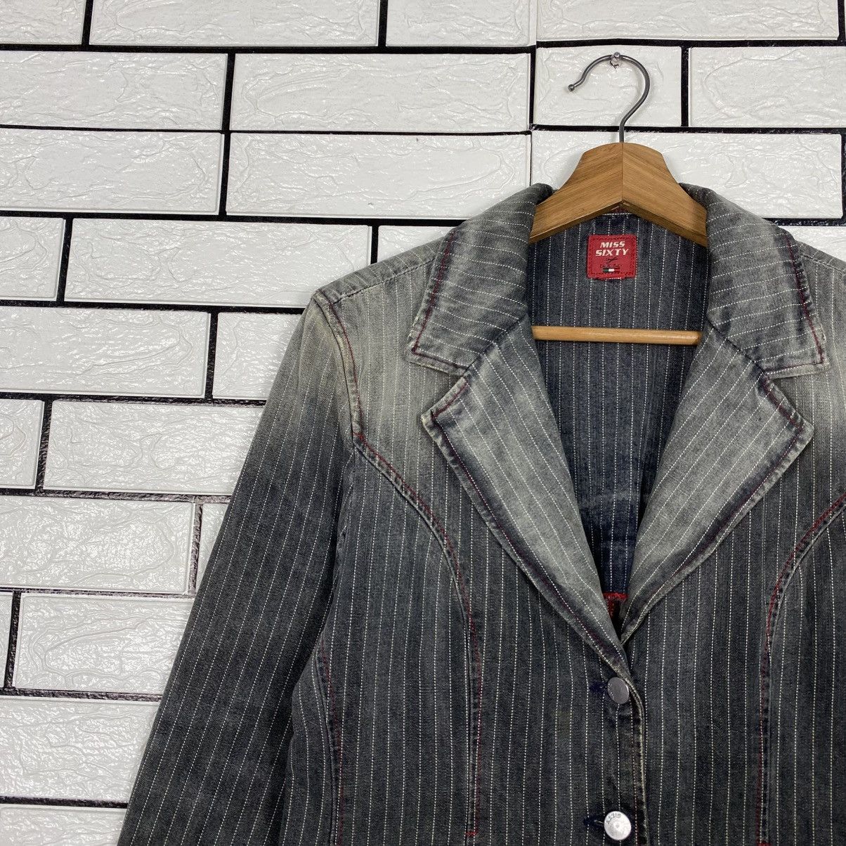 Japanese Brand 📌Hickory Chore Work Jacket Miss Sixty Issey Miyake Size M / US 6-8 / IT 42-44 - 8 Thumbnail