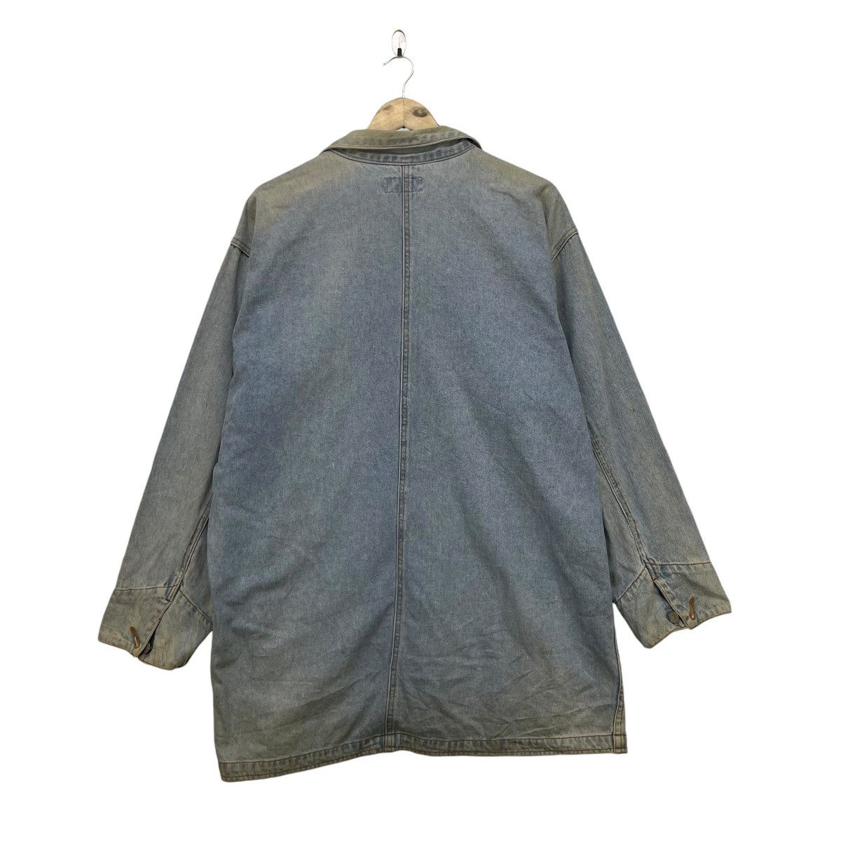 U.S. Polo Assn. 💥Vintage Polo Work Denim Worker Jacket Size US L / EU 52-54 / 3 - 2 Thumbnail