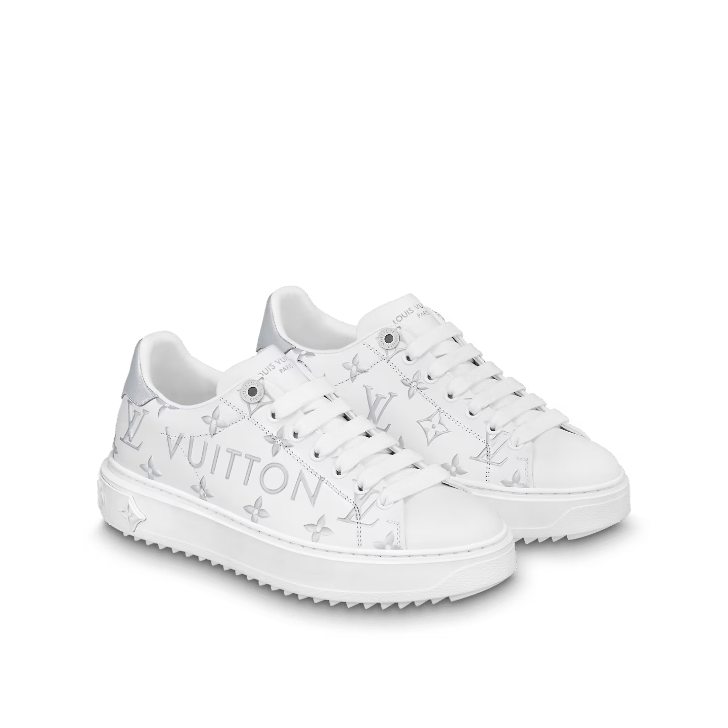 LOUIS VUITTON SHOES SNEAKERS LEATHER MONOGRAM LV 1AAVVB