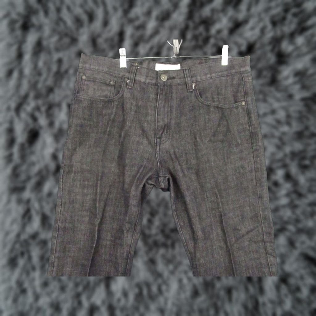 Vintage Echo 714 Jeans Mens Straight Fit 36 Black Denim 5-Pocket Regular Zip Fly Dark Wash Vintage No Size US 36 / EU 52 - 1 Thumbnail