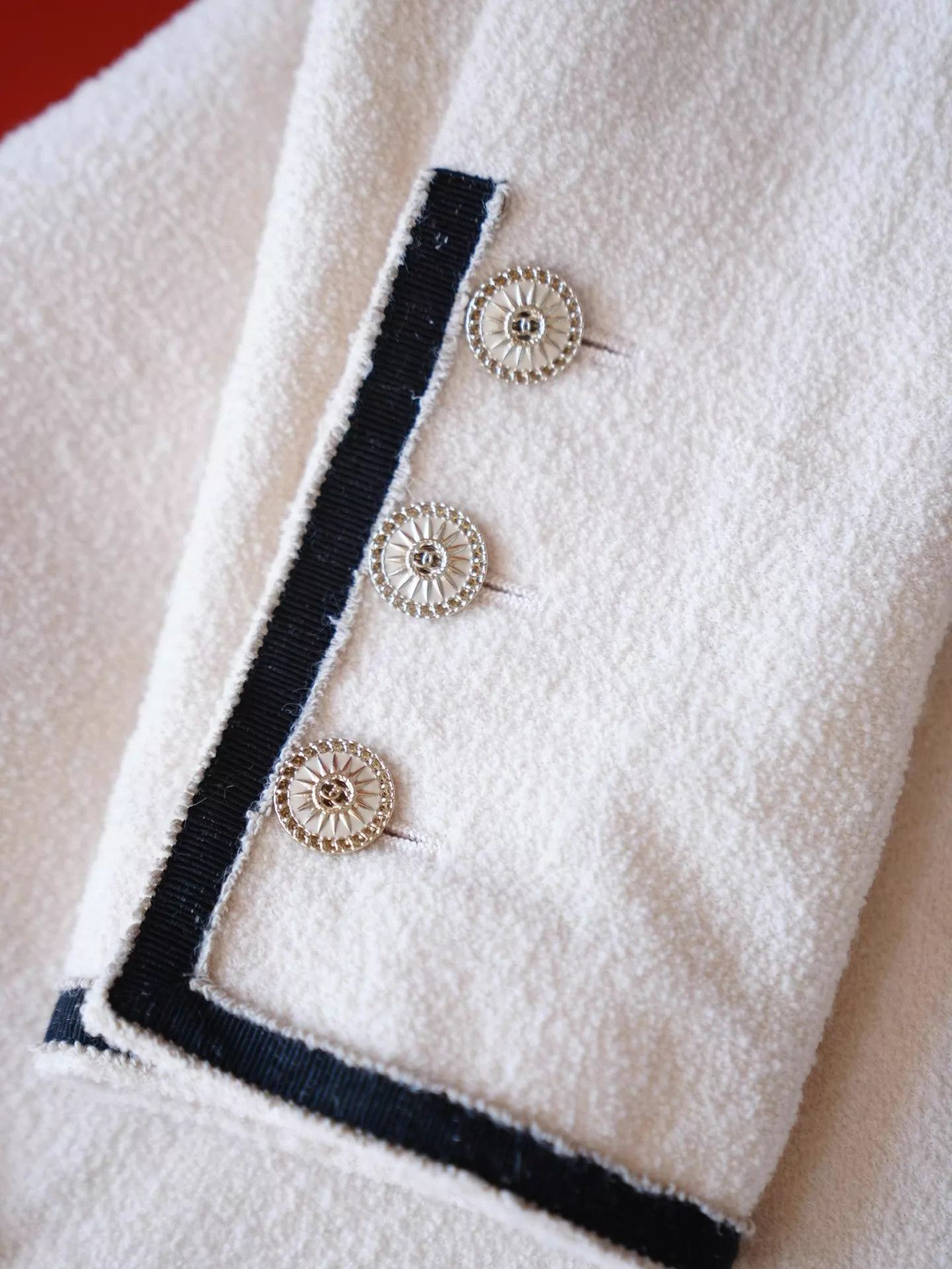 Chanel CHANEL 2014 SG Tweed Trench Coat Black White FR34 XS-S Size XS / US 0-2 / IT 36-38 - 3 Thumbnail