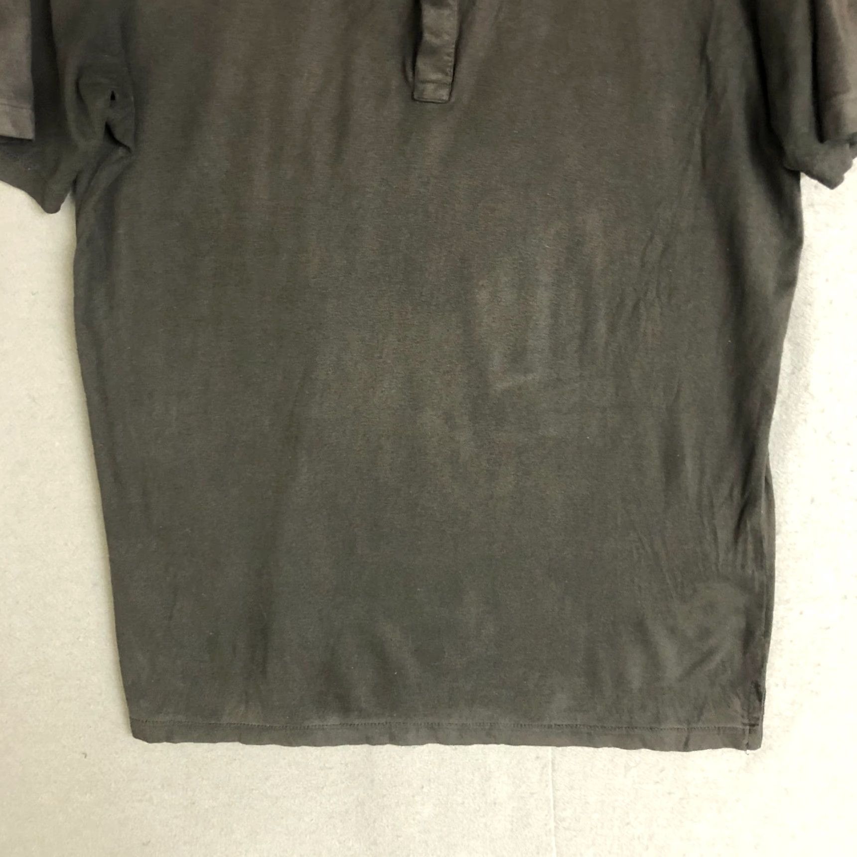 Zara Zara Polo Shirt Mens S Brown Short Sleeve Lightweight Faux Suede Collar Modern Shirt Size US S / EU 44-46 / 1 - 6 Thumbnail