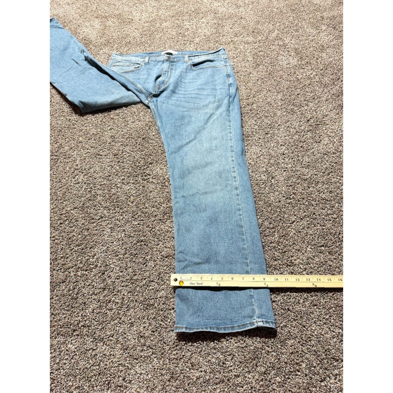 Levi's Levi's Jeans Relaxed 36 Blue Denim 36x32 Straight Flex Stretch Men Regular Size Levi's 500 Series Jeans Mens Blue 5-Pocket Design Size US 36 / EU 52 - 5 Thumbnail