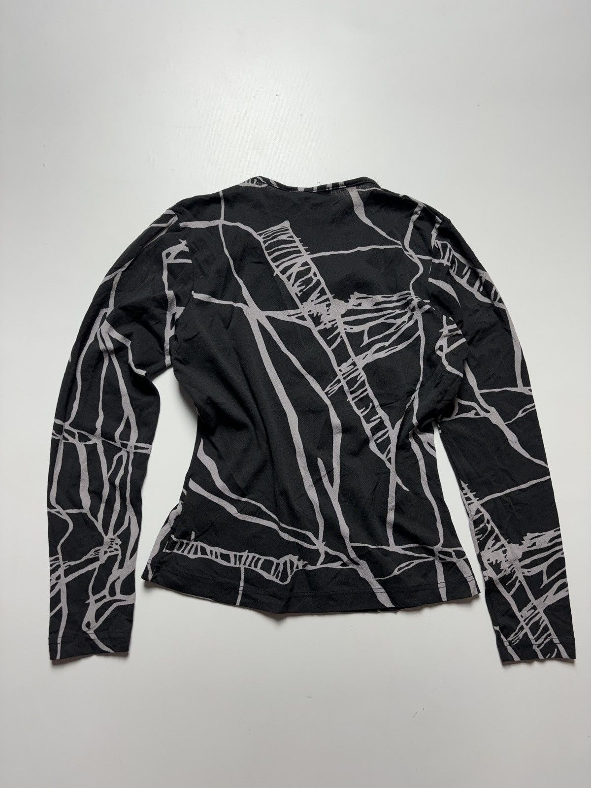 Japanese Brand × Vintage VINTAGE PRINTED LONG SLEEVE TOP NATURE 00s Size S / US 4 / IT 40 - 2 Thumbnail