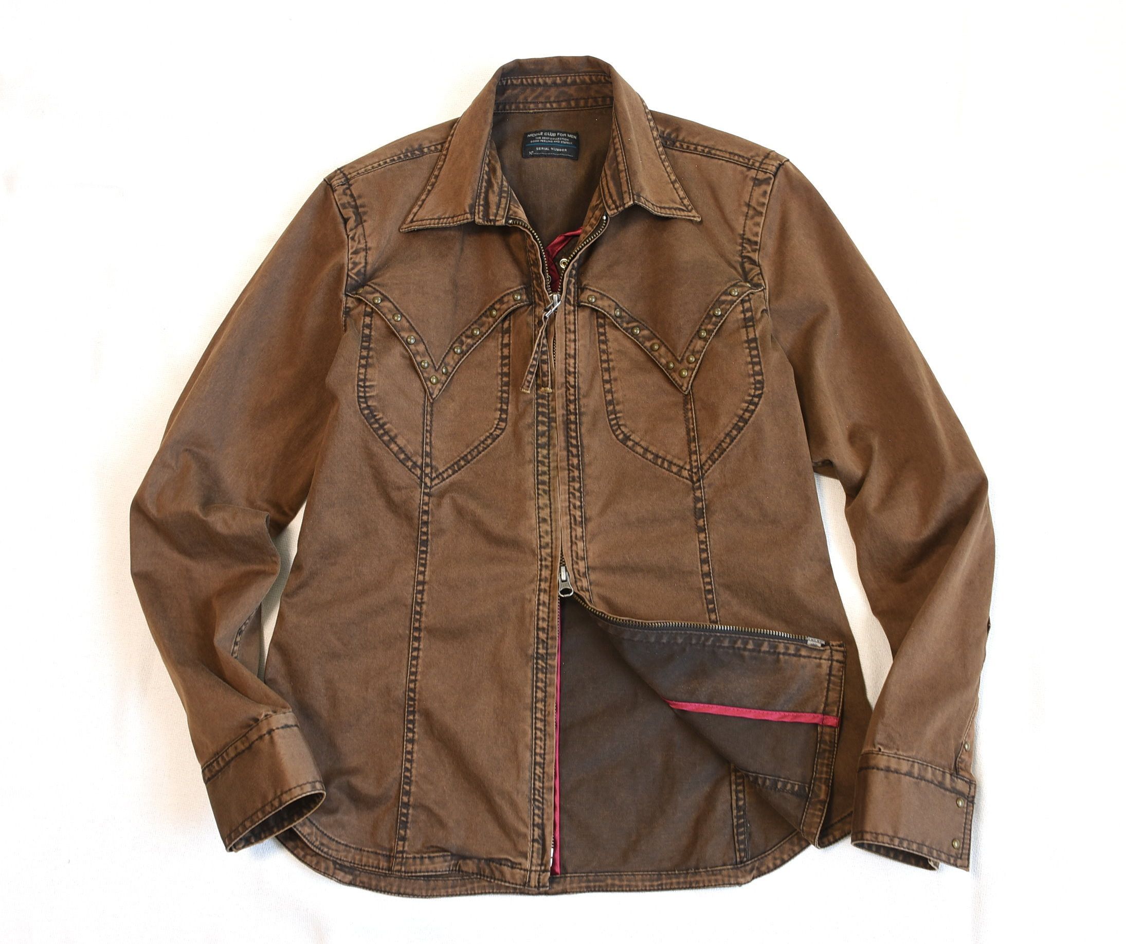 Japanese Brand Nicole Club For Men mudwash Jacket Size US S / EU 44-46 / 1 - 6 Thumbnail