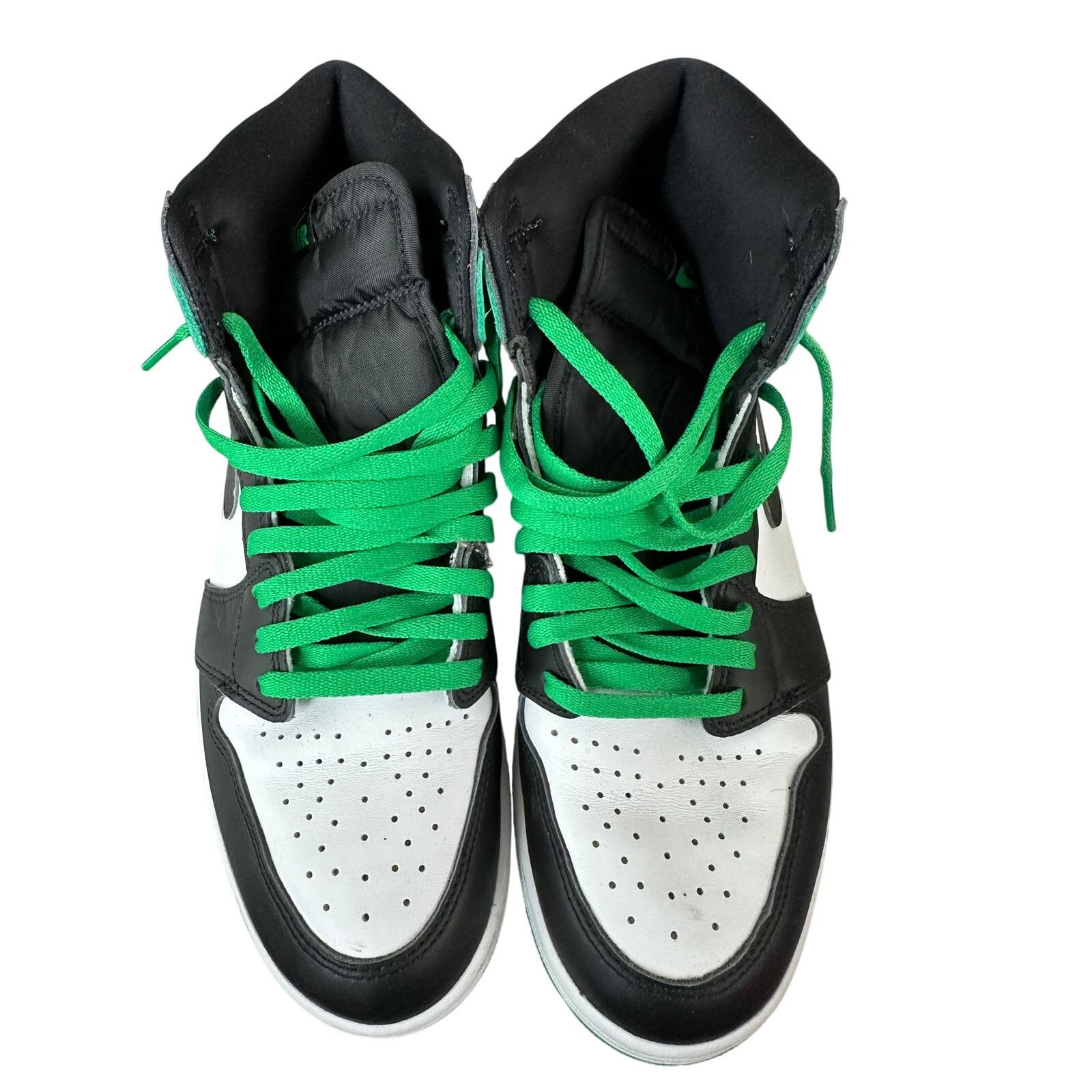 Nike Men’s Nike Air Jordan 1 Retro High Lucky Green size 11 USED Size US 11 / EU 44 - 2 Thumbnail