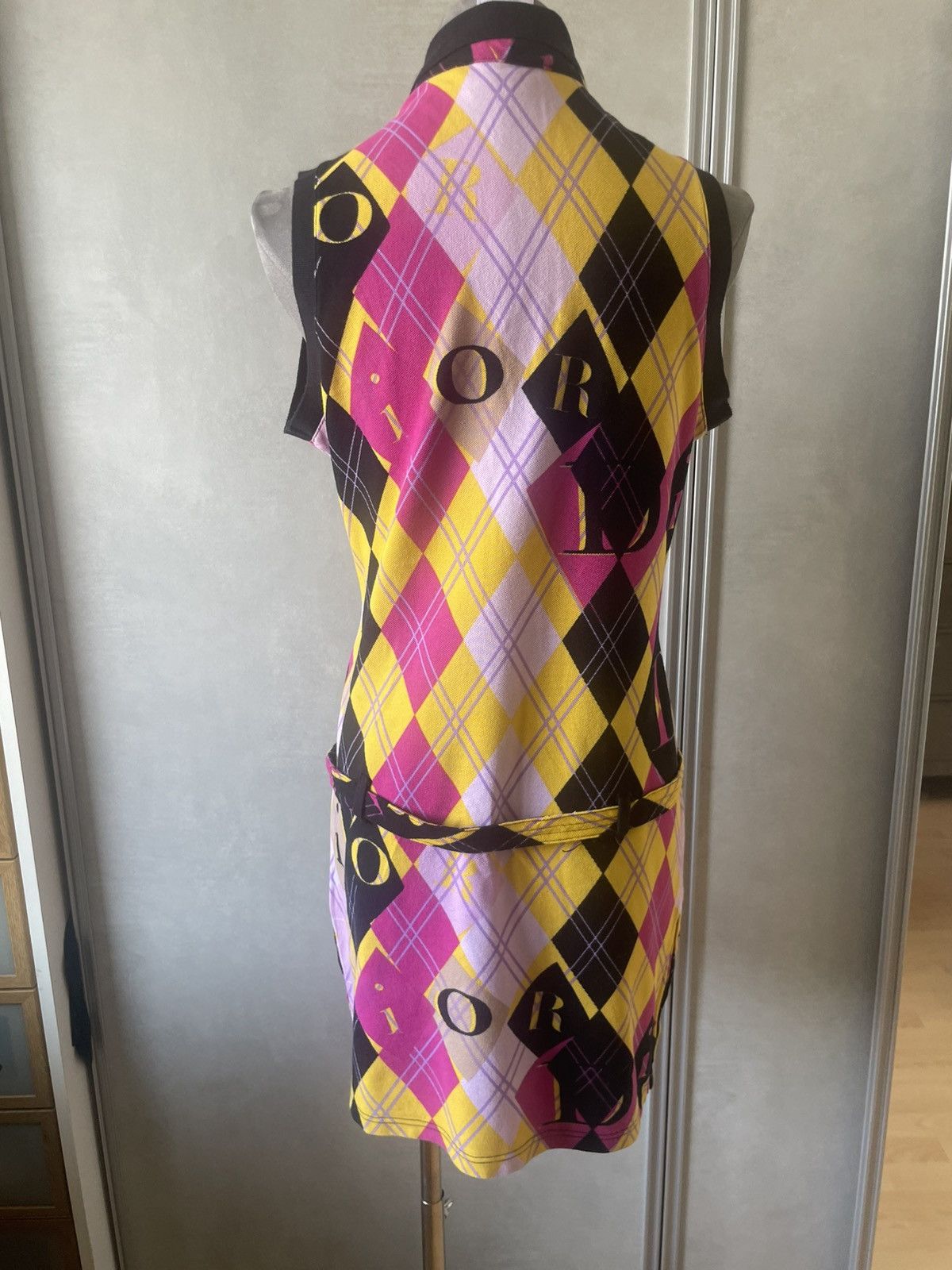 Dior CHRISTIAN DIOR POLO DRESS VINTAGE ARGYLE Size M / US 6-8 / IT 42-44 - 5 Thumbnail