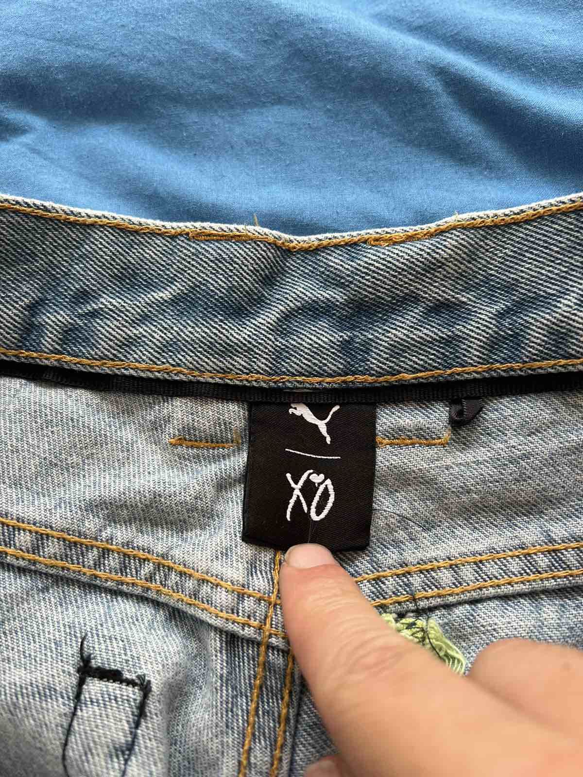 Puma PUMA X THE WEEKEND STRAIGHT JEANS PANTS Y2K 30 Size 30" / US 8 / IT 44 - 5 Thumbnail