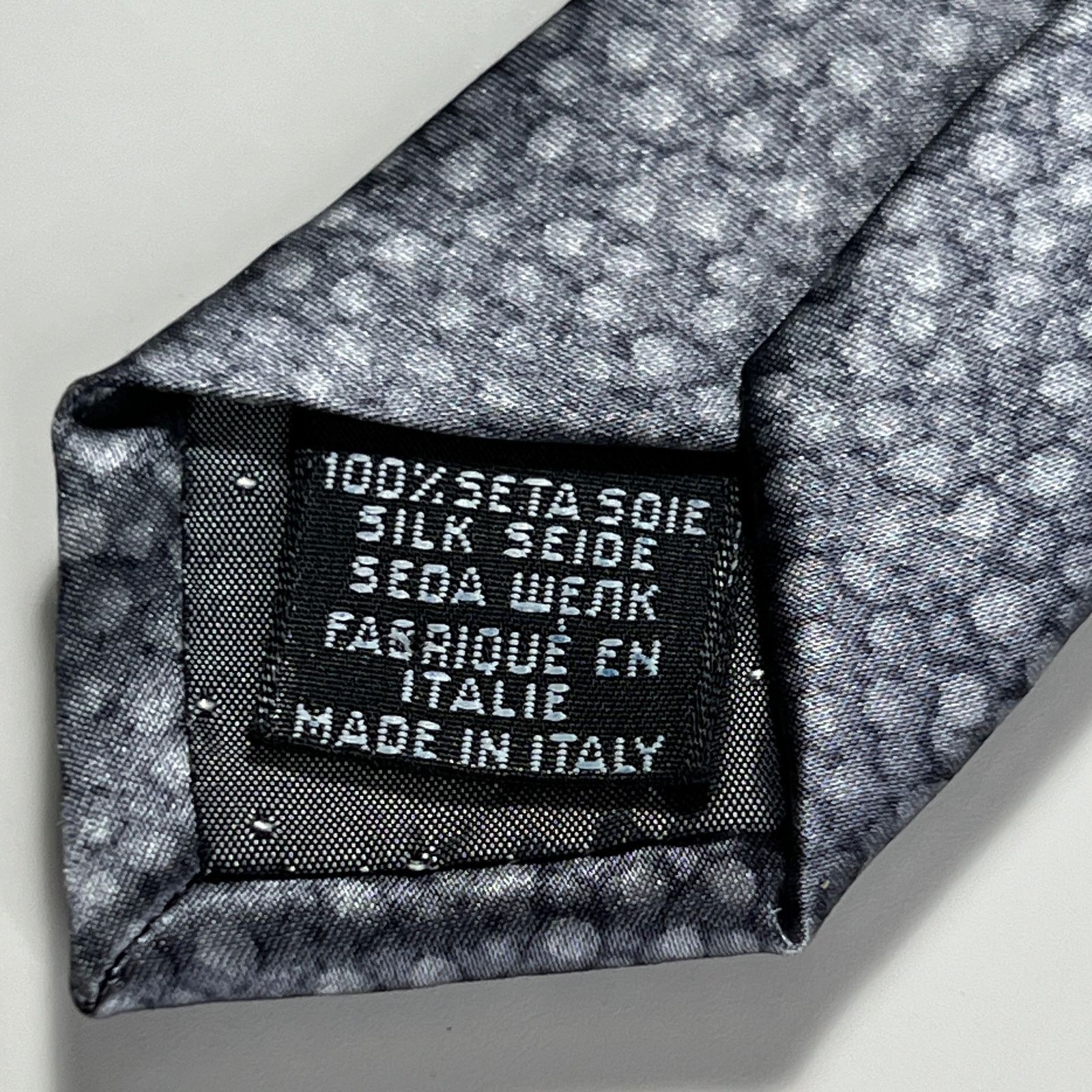Gianfranco Ferre Gianfranco Ferre Men's Made In Italy Gray 100% Silk Necktie Size ONE SIZE - 7 Thumbnail