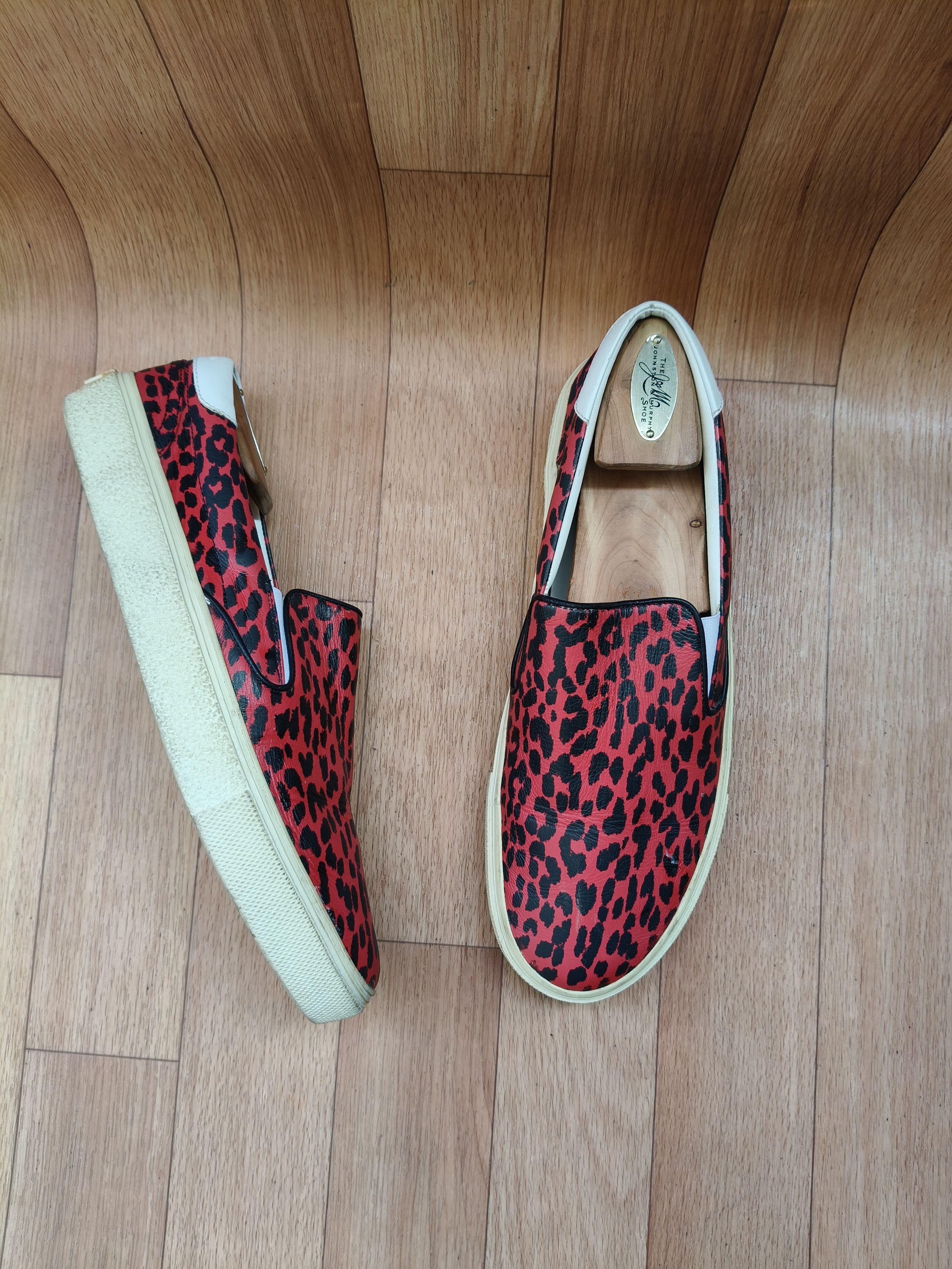 Saint Laurent Paris 🩸🎱 Saint Laurent red babycat Size US 8 / EU 41 - 4 Thumbnail