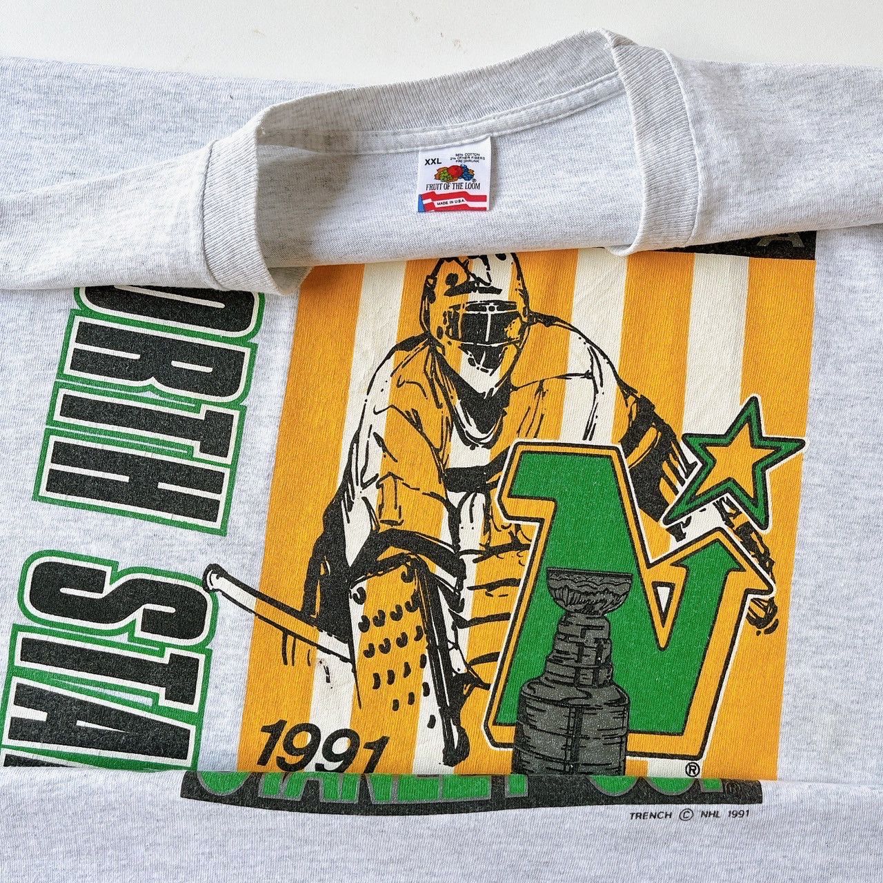 Vintage 90s Minnesota North Stars NHL t-shirt/ XXL Size US XXL / EU 58 / 5 - 8 Thumbnail