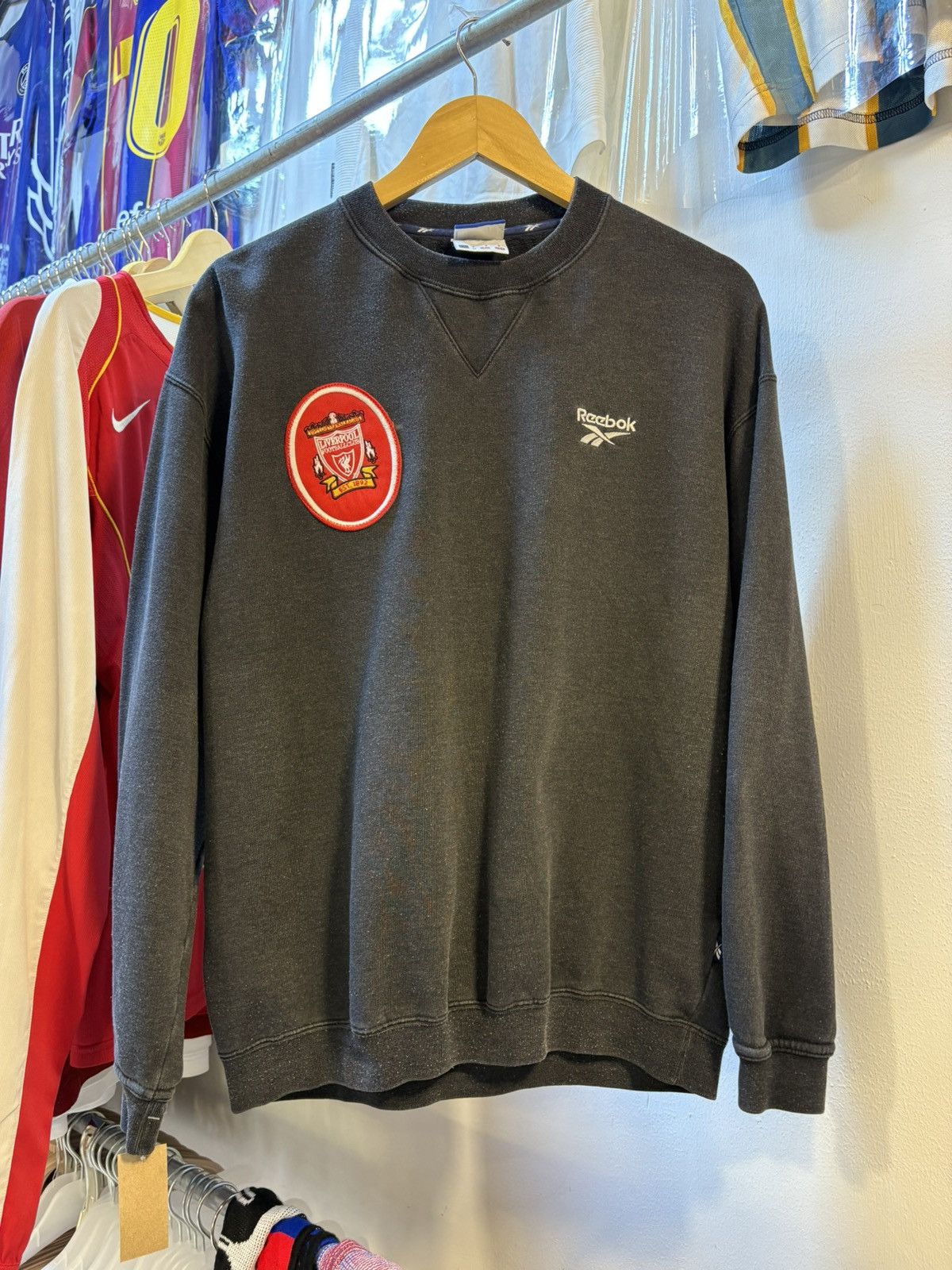 Reebok Vintage 90s Liverpool FC Sweatshirt Size US S / EU 44-46 / 1 - 1 Thumbnail
