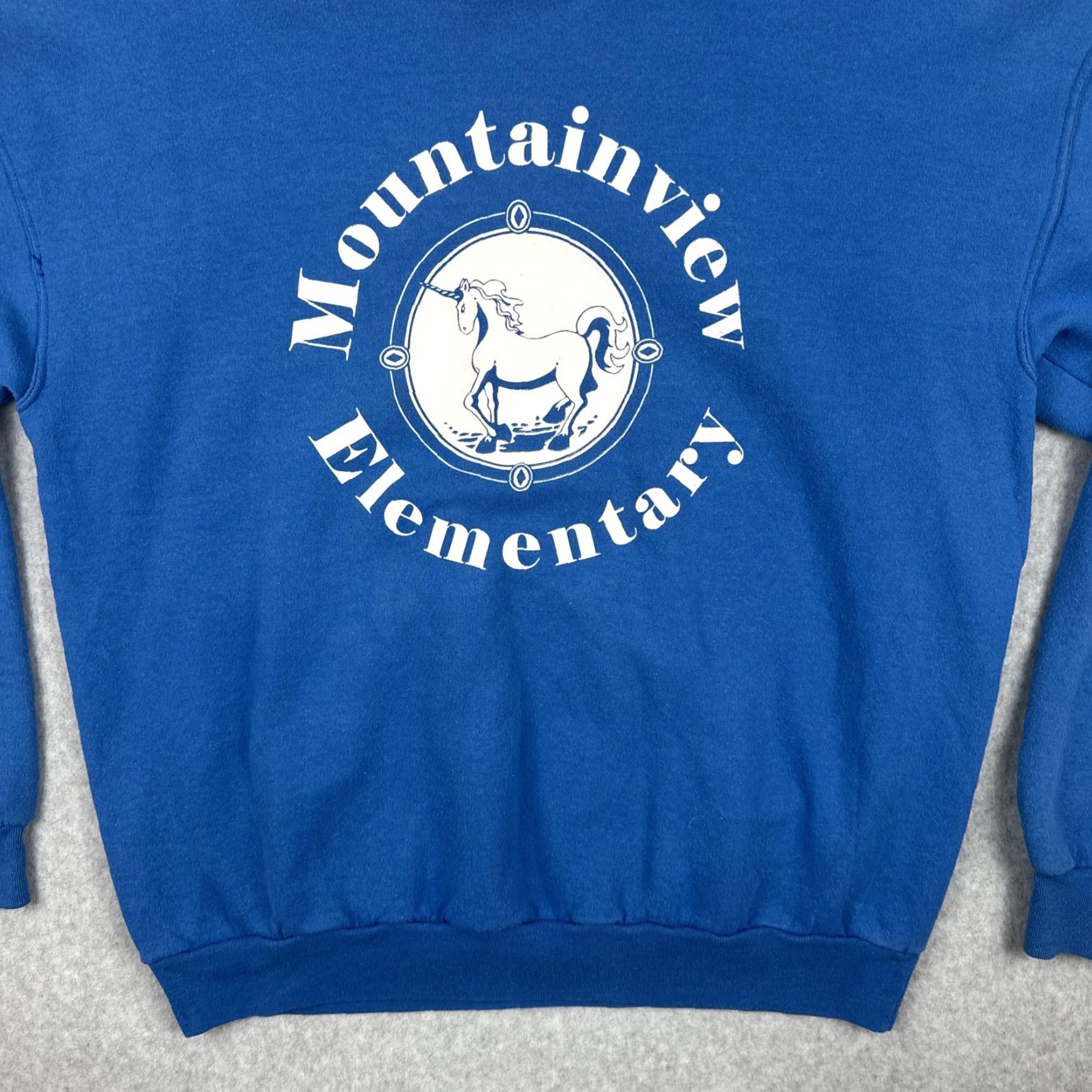 Hanes VINTAGE Hanes Sweatshirt Crew Neck Blue Large 90s USA Mens L Casual Pullover Size US L / EU 52-54 / 3 - 4 Thumbnail