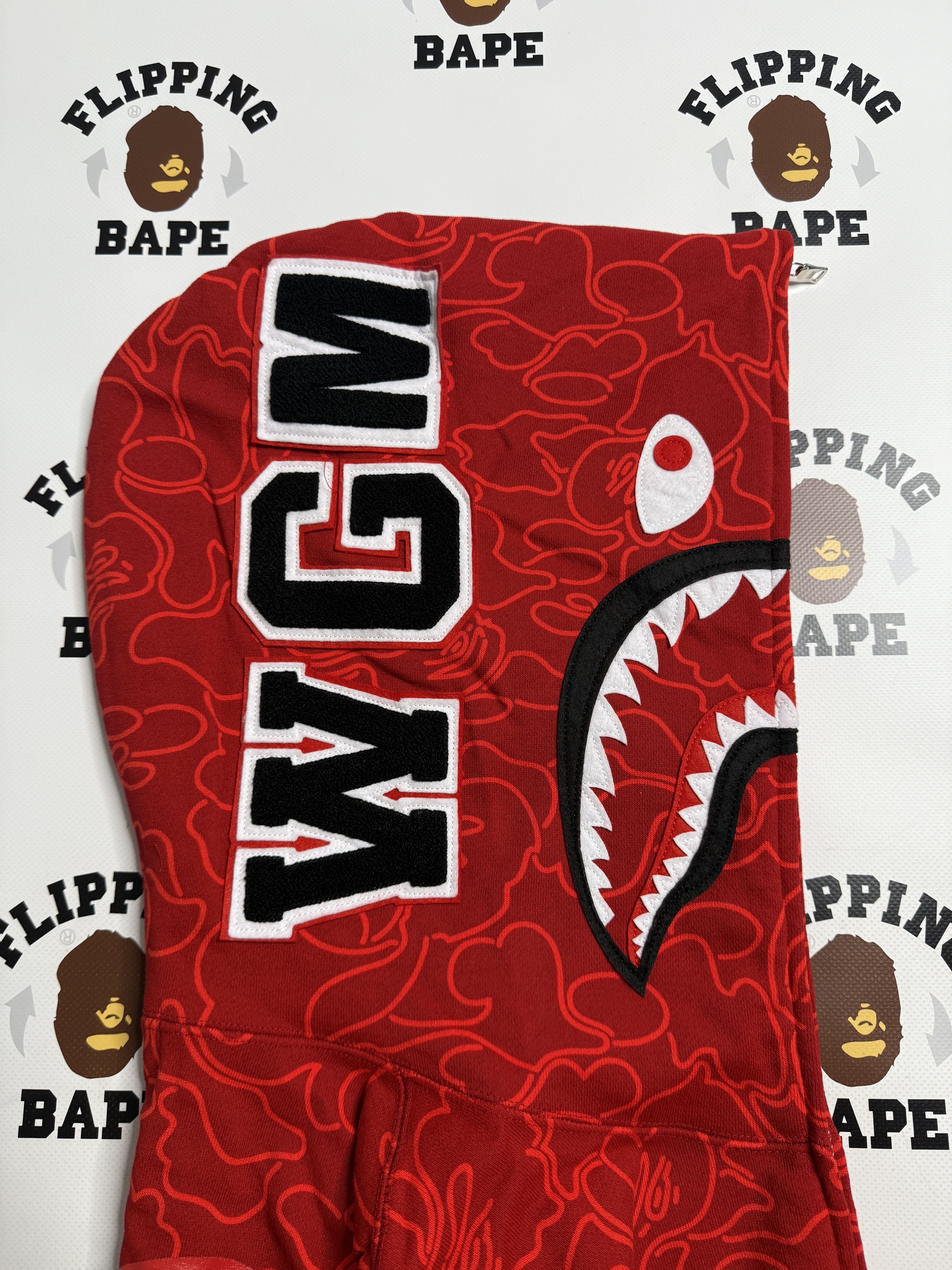 Bape BAPE 30TH ANNIV. LINE CAMO SHARK FULL ZIP HOODIE Size US XL / EU 56 / 4 - 4 Thumbnail