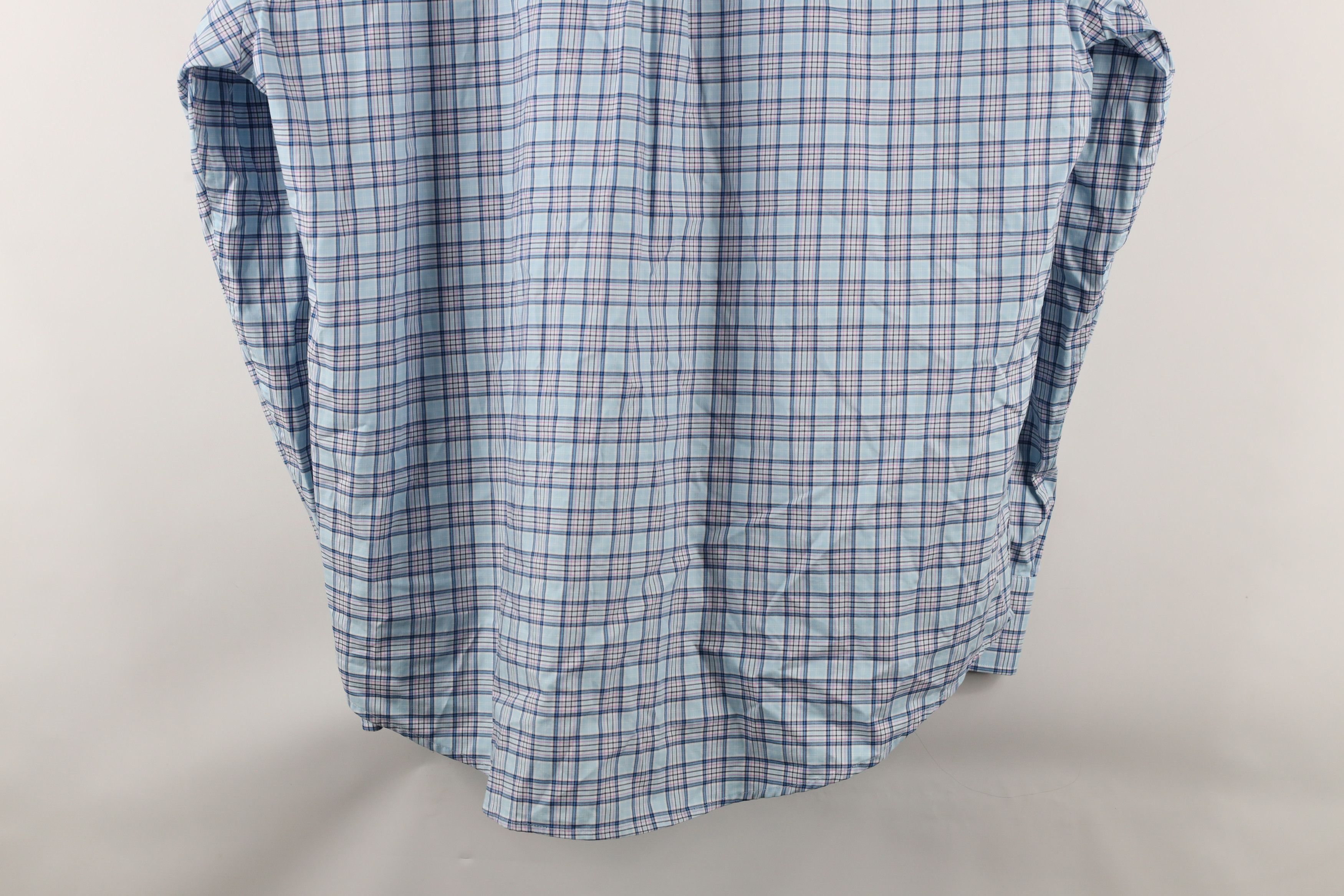 Peter Millar × Vintage Peter Millar Collared Long Sleeve Button Shirt Blue Plaid Size US XL / EU 56 / 4 - 9 Thumbnail