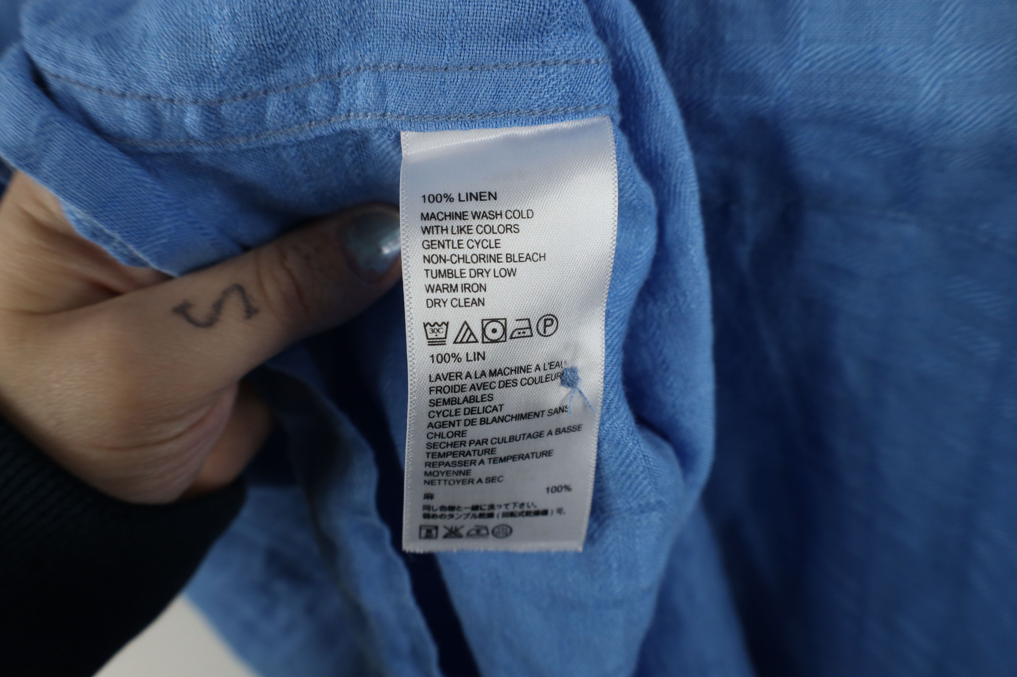 Tommy Bahama × Vintage Vintage Tommy Bahama Short Sleeve Collared Button Shirt Blue Size US XXL / EU 58 / 5 - 8 Thumbnail