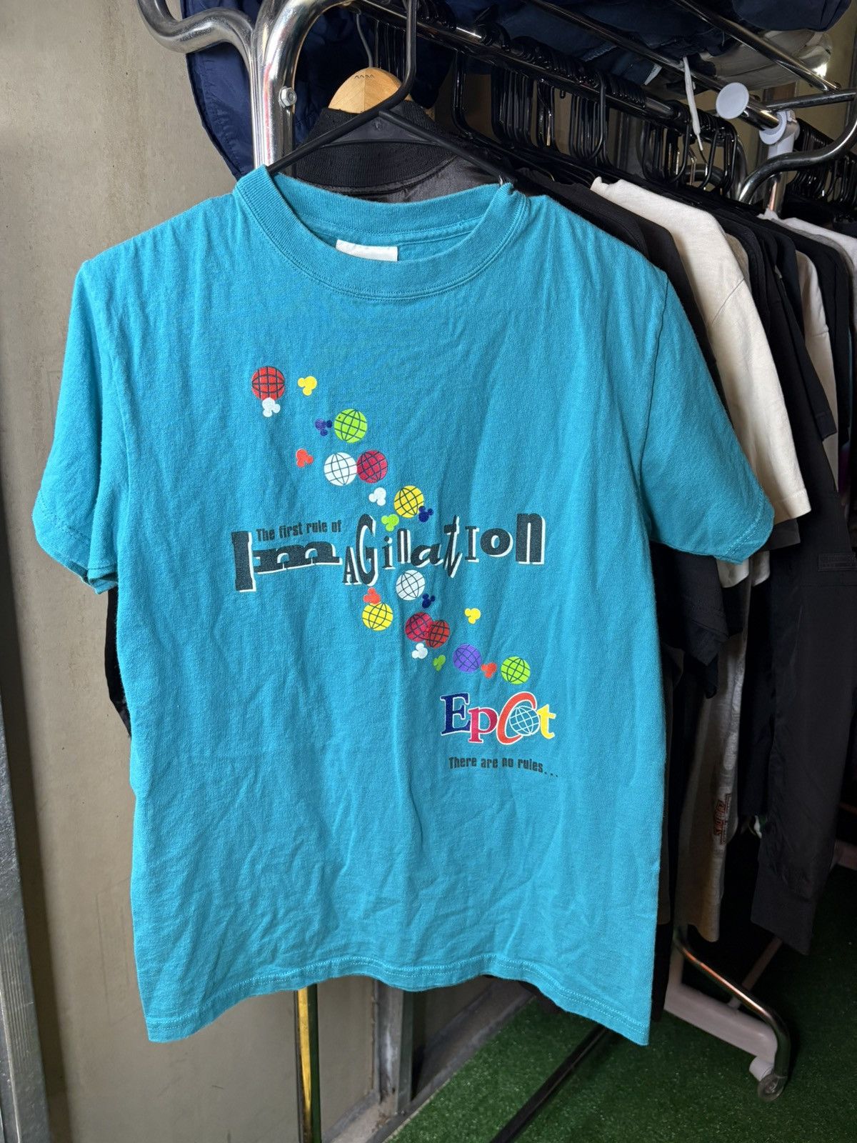 Disney × Vintage 1990s Disney Epcot T-Shirt Size US S / EU 44-46 / 1 - 1 Thumbnail