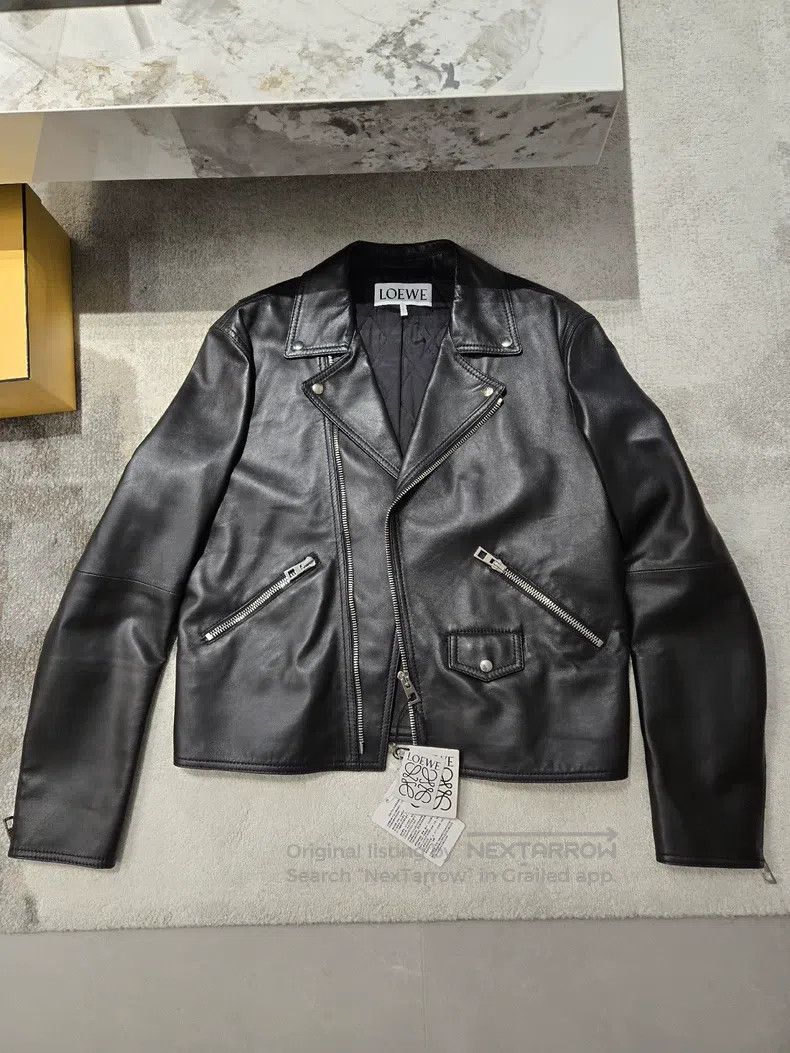 Other Loewe Collar motorbike sheepskin jacket leather jacket Size US M / EU 48-50 / 2 - 2 Thumbnail