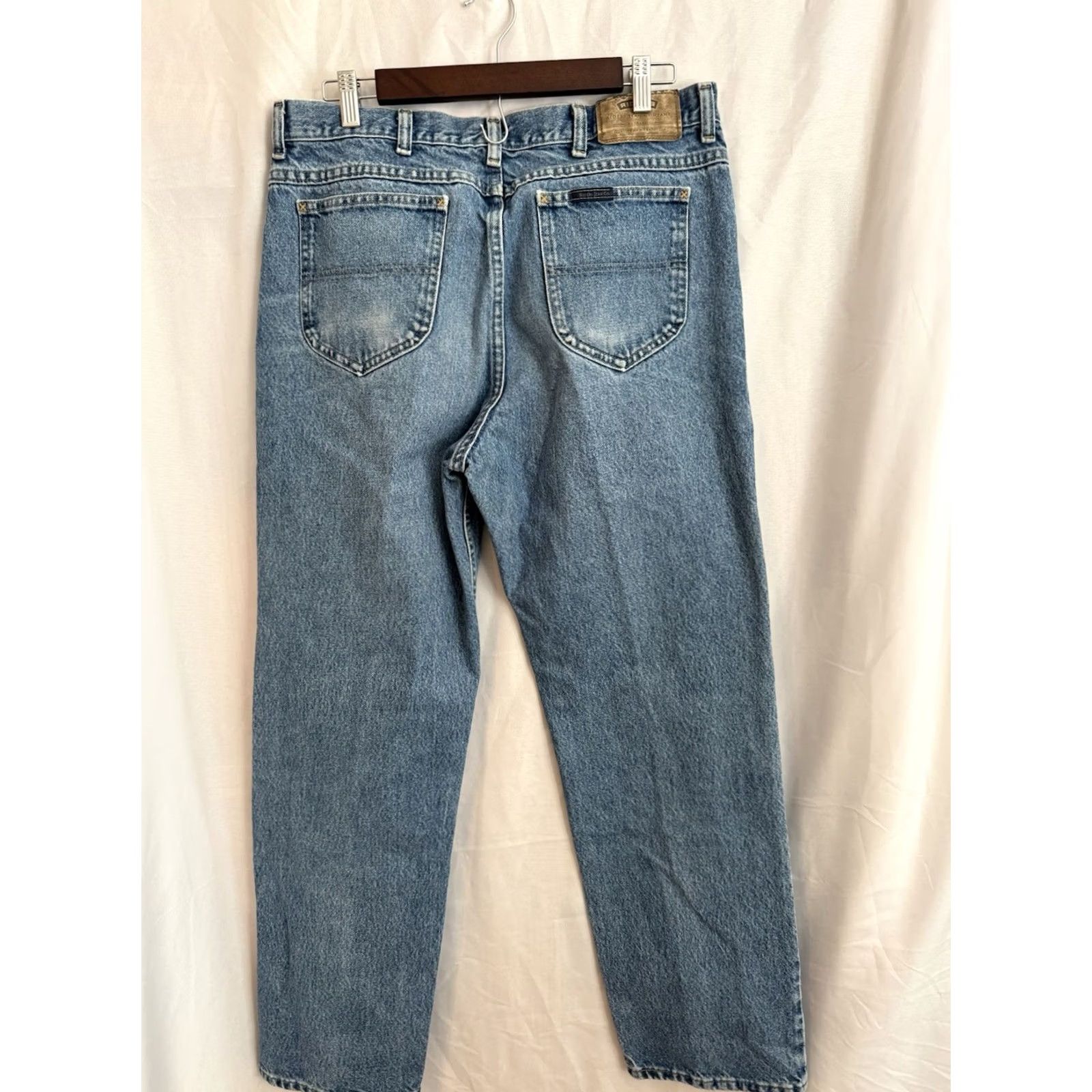 Lee VINTAGE Lee Riders Jeans Men 36x32 Blue Lee Zipper Medium Wash Denim USA Size US 36 / EU 52 - 2 Thumbnail