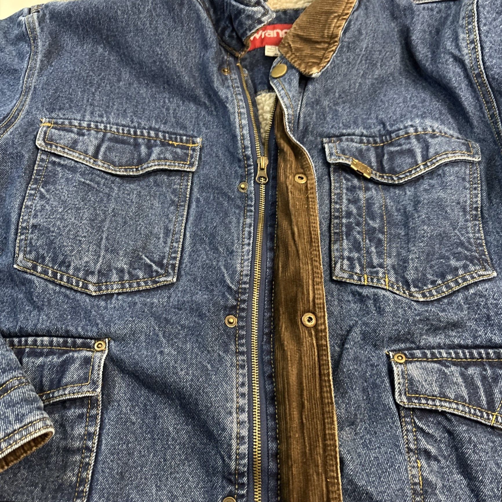 Wrangler VINTAGE Wrangler Denim Jacket Truckers Size US XXL / EU 58 / 5 - 5 Thumbnail