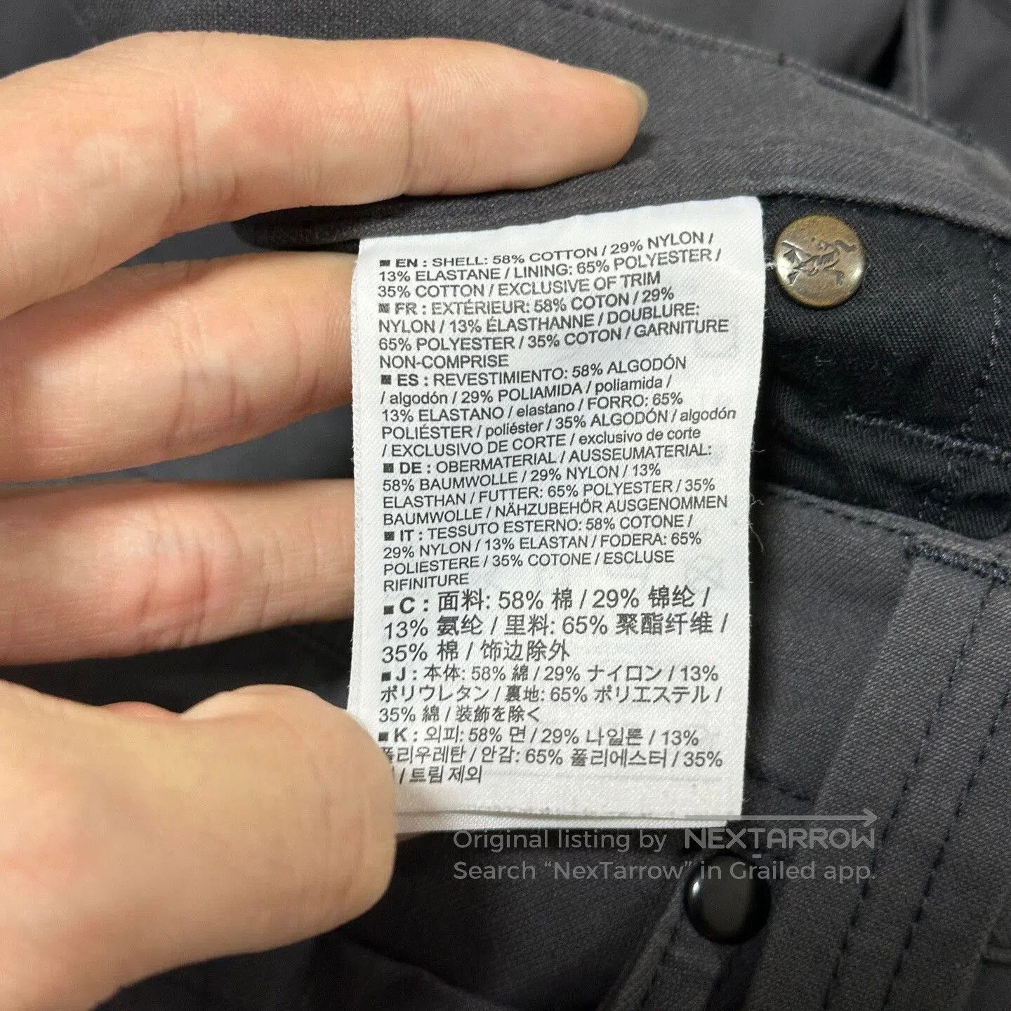 Arc'teryx Arcteryx Levon Outdoor Straight Pants for Men. Size US 36 / EU 52 - 4 Thumbnail