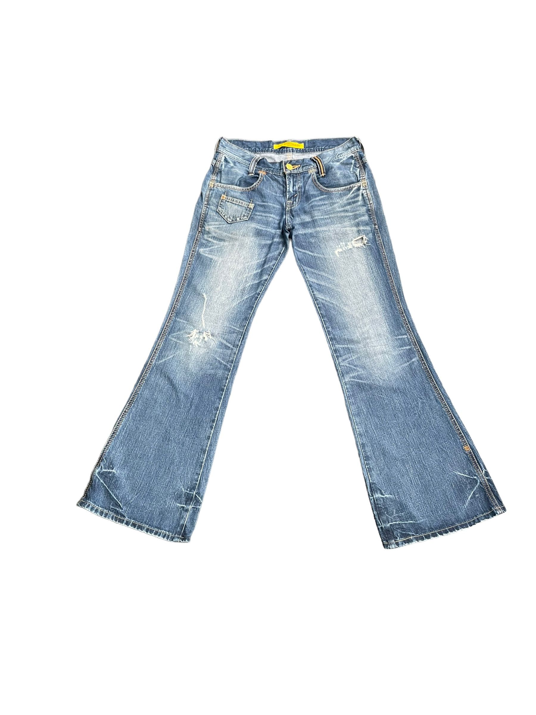 Levi's Levis Flare Distresed Denim Size 32" / US 10 / IT 46 - 1 Thumbnail