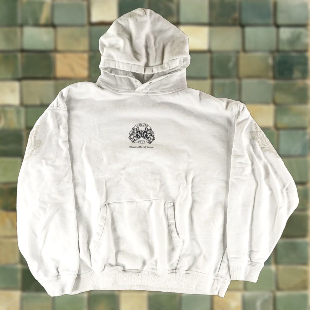 Darc Sport Darc Sport Wolves Club Limited Edition Hoodie Sweatshirt White Mens XL Size US XL / EU 56 / 4 - 1 Thumbnail
