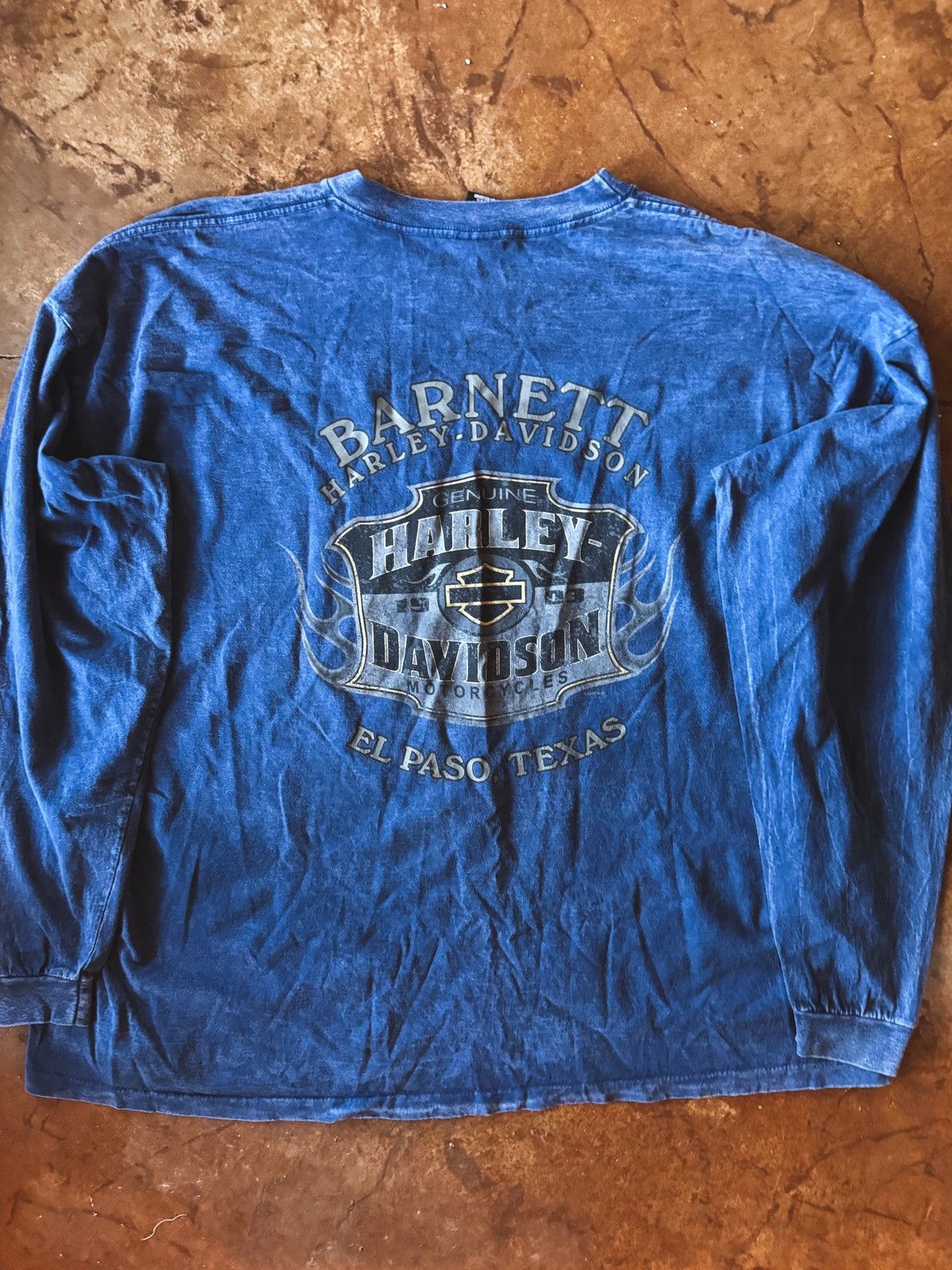 Harley Davidson Vintage Harley Davidson Long Sleeve Tee Size US XXL / EU 58 / 5 - 4 Thumbnail