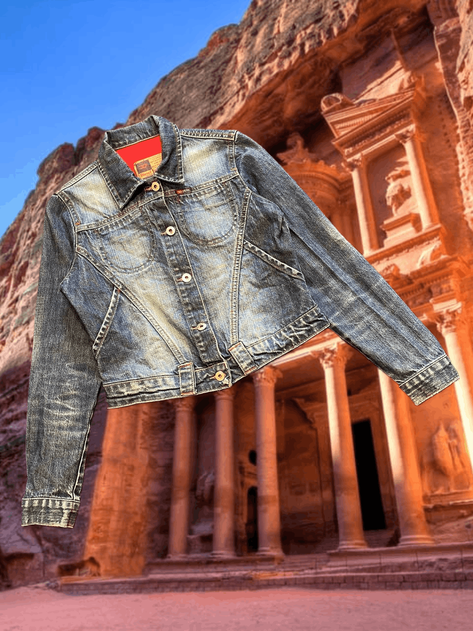 Diesel streetwear Diesel Industry Denim Jacket Y2K Vintage Size M / US 6-8 / IT 42-44 - 1 Thumbnail
