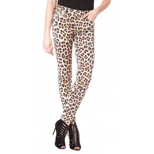 Just Cavalli Just Cavalli Leopard Skinny Skin Leg Pants Size 27" / US 4 / IT 40 - 14 Thumbnail
