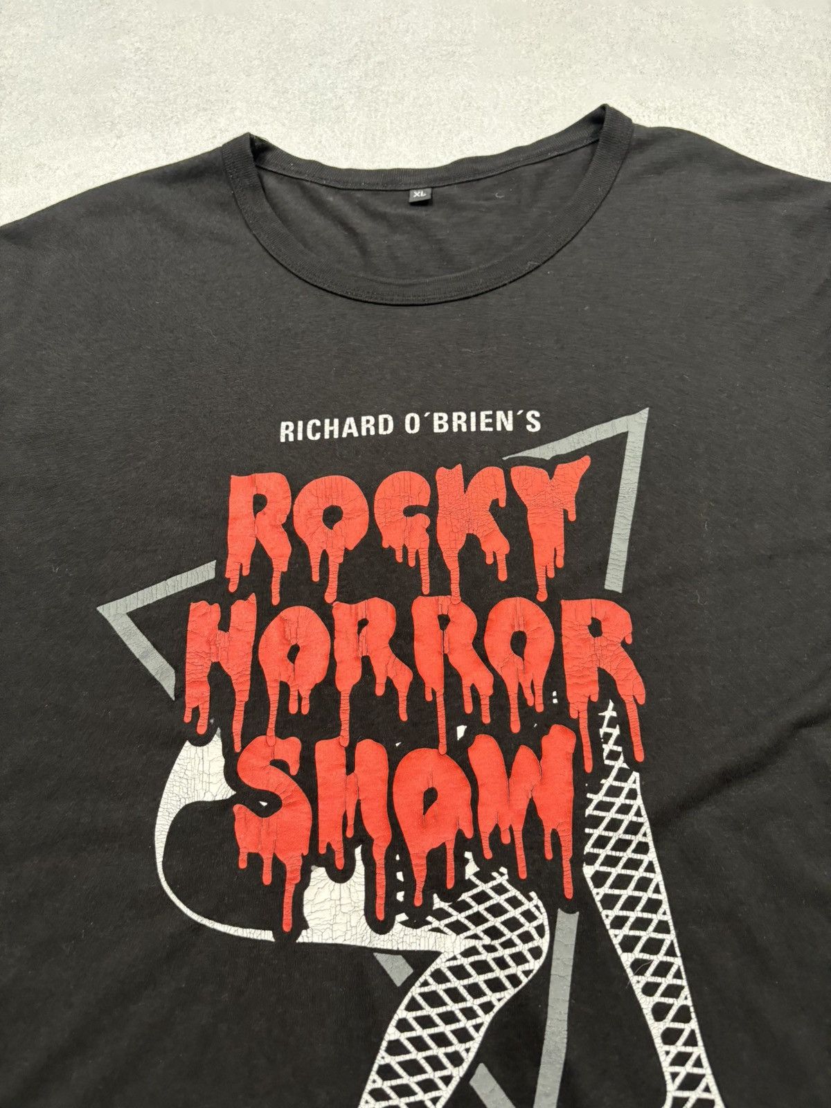 Band Tees Rocky Horror Show Graphic T Shirt Black Logo Movie Vintage Size US XL / EU 56 / 4 - 6 Thumbnail