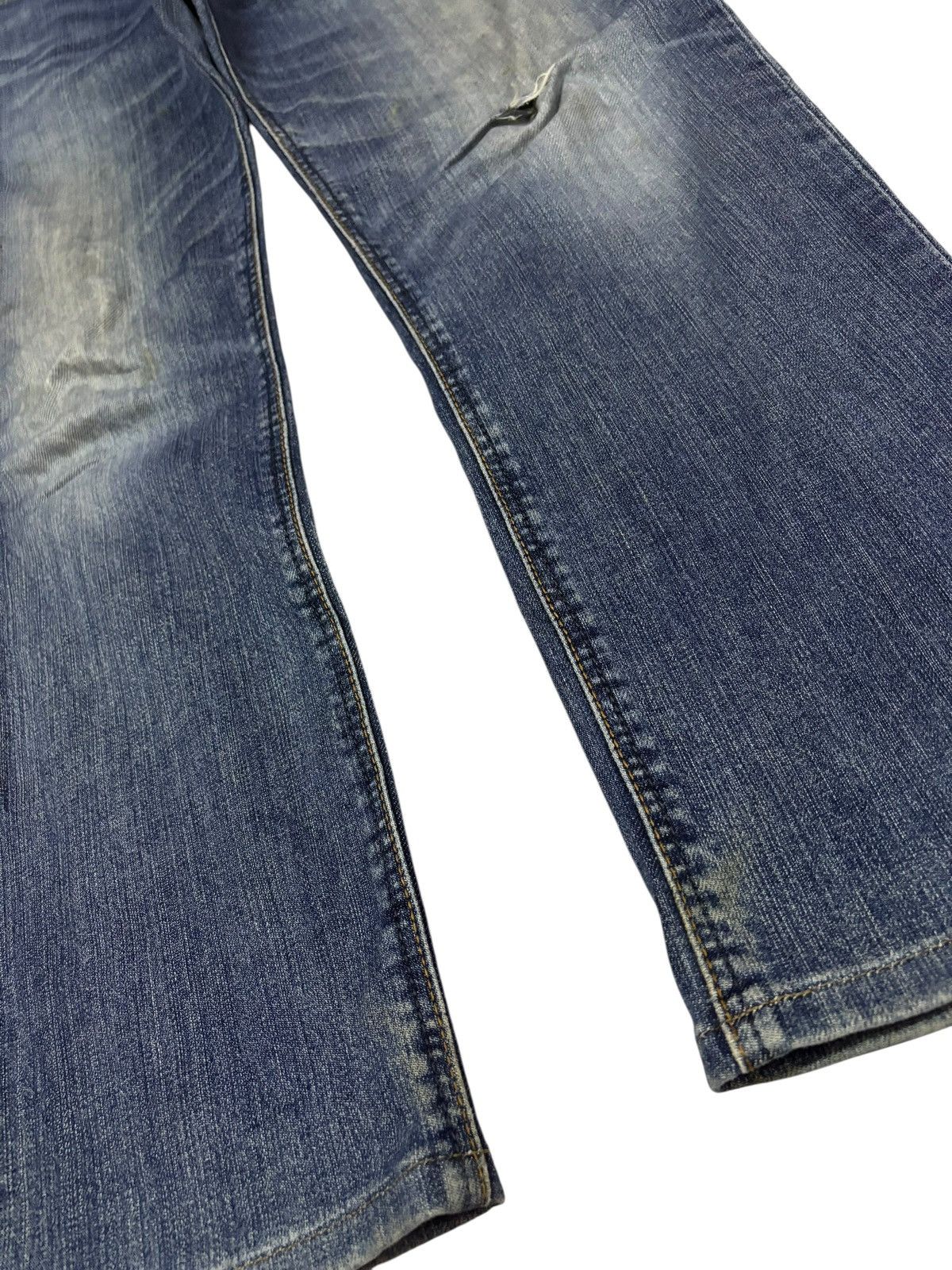 Edwin Vtg Edwin Japan 503 Distressed Jeans Size US 29 - 5 Thumbnail