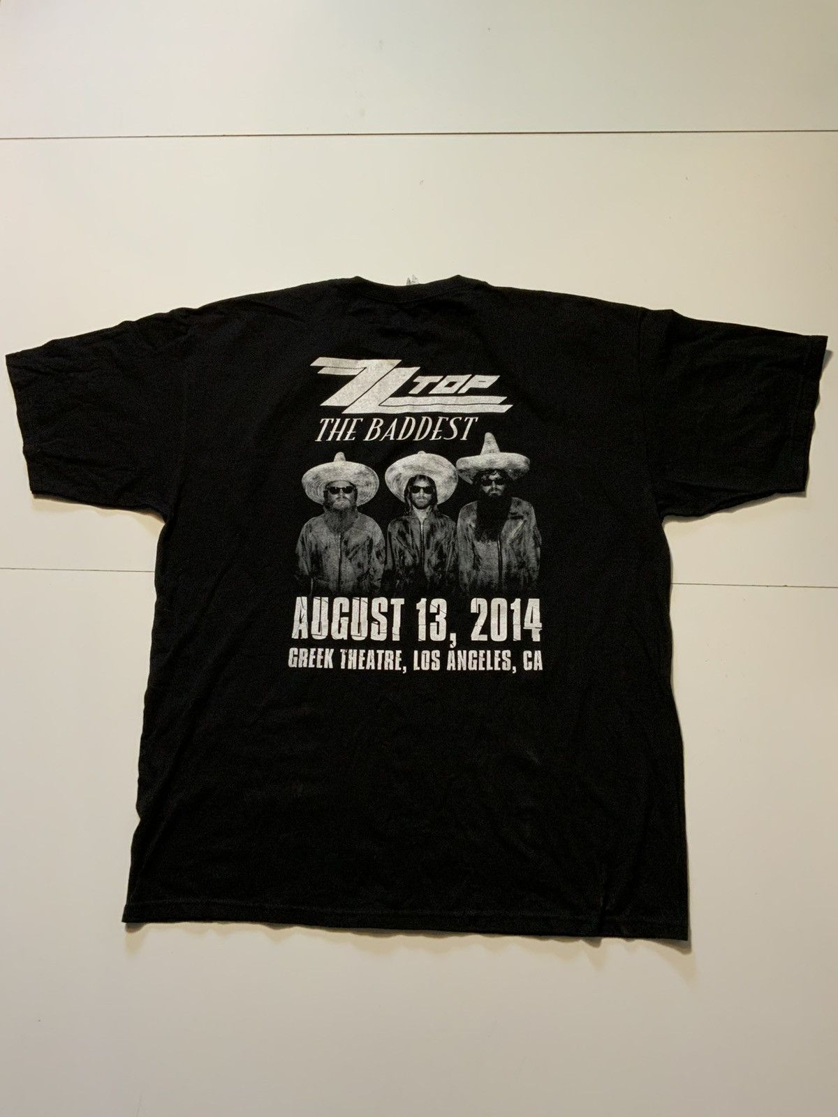 Band Tees ZZ Top La Futura Tour Greek Theatre The Baddest Band TShirt Size US XL / EU 56 / 4 - 2 Thumbnail